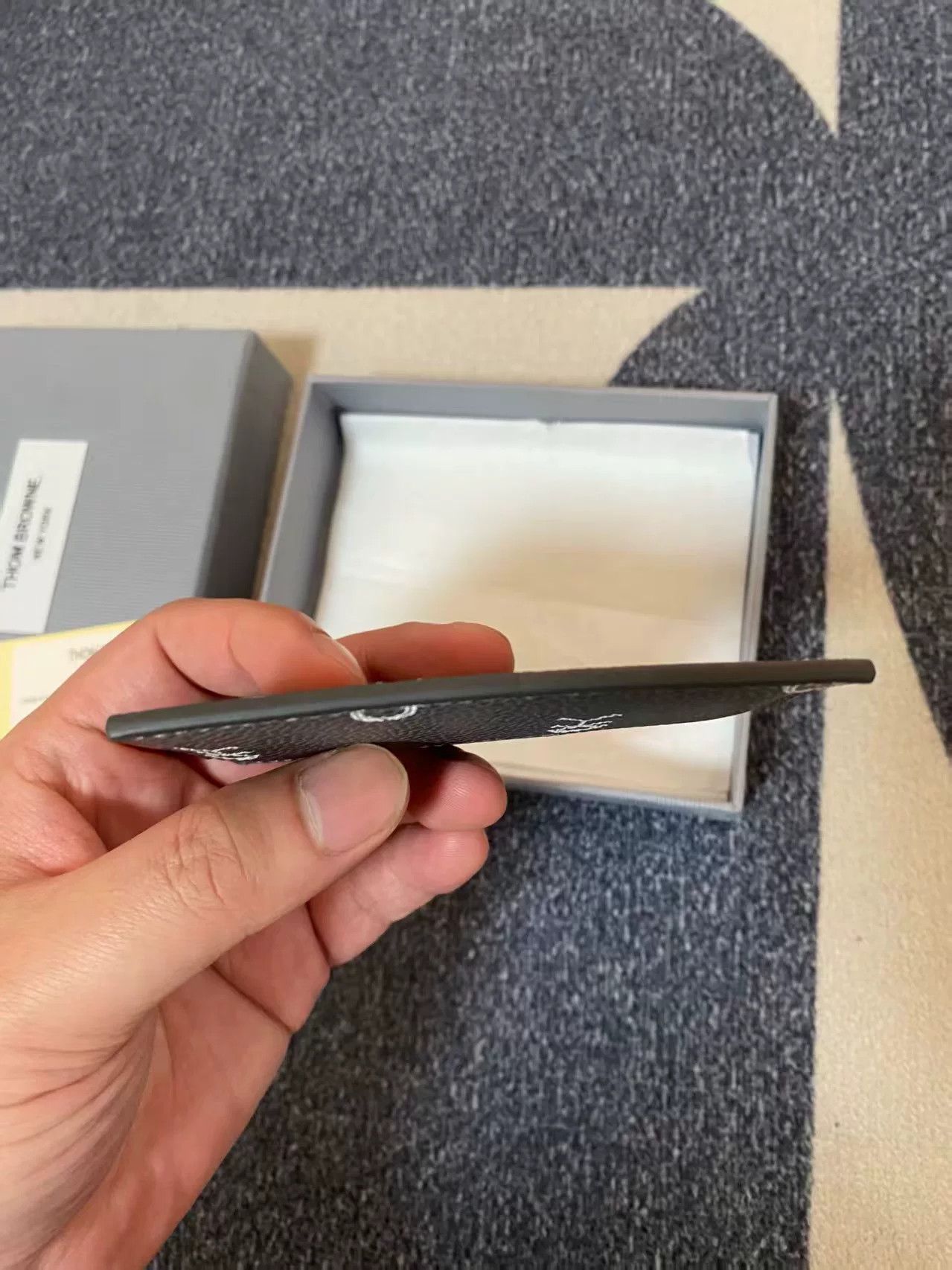 Thom Browne thom browne leather wallet with packaging Size ONE SIZE - 5 Thumbnail