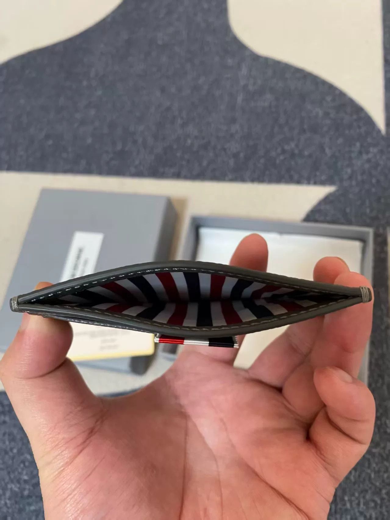 Thom Browne thom browne leather wallet with packaging Size ONE SIZE - 3 Thumbnail