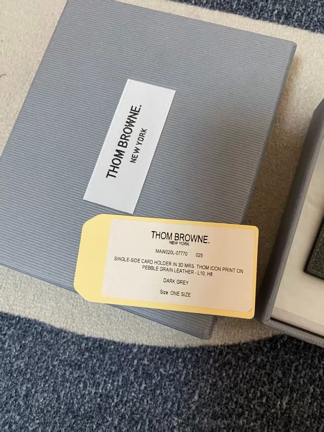 Thom Browne thom browne leather wallet with packaging Size ONE SIZE - 4 Thumbnail