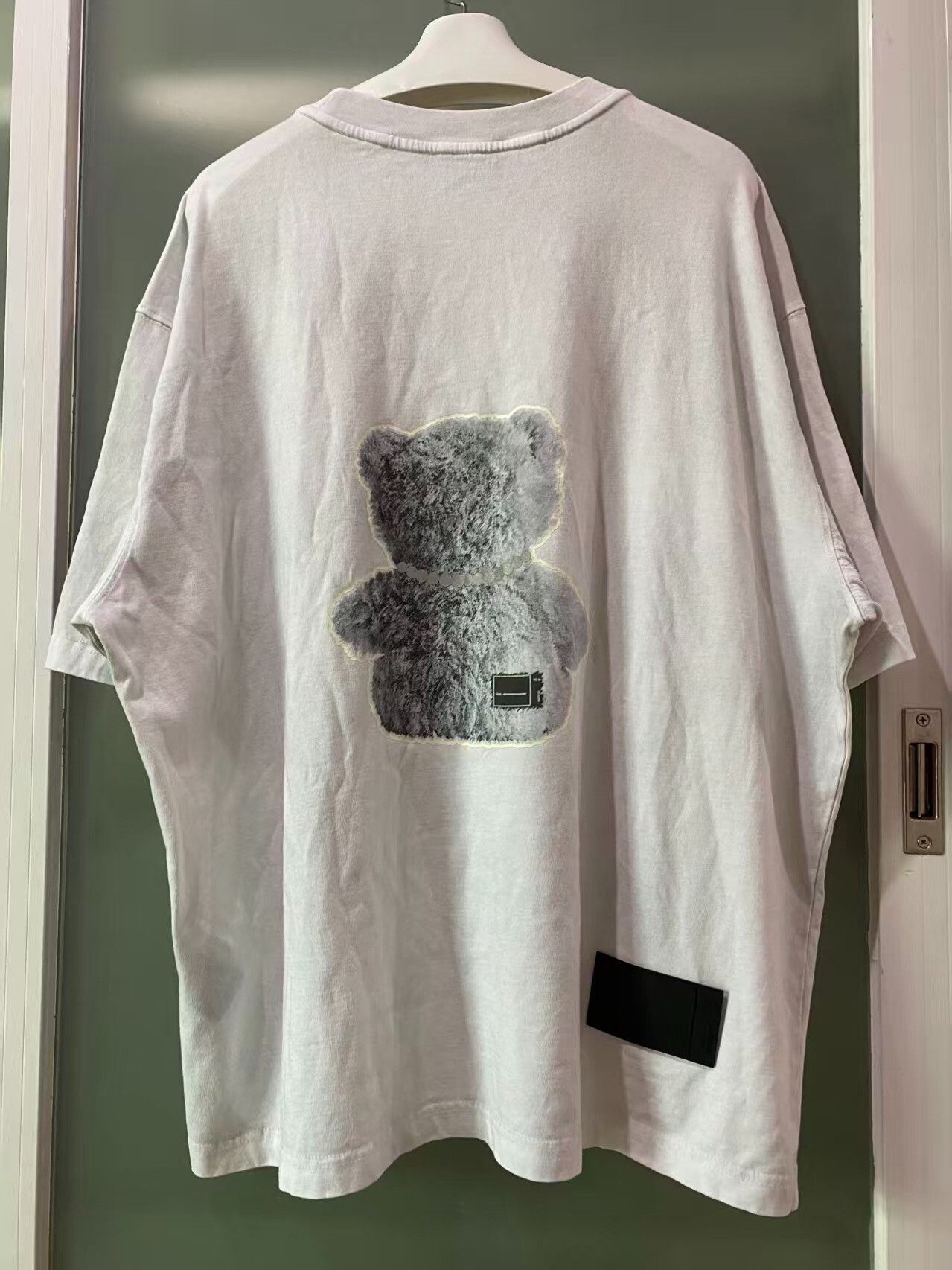 WE11DONE reflective teddy bear short sleeve t-shirt Size US M / EU 48-50 / 2 - 2 Thumbnail