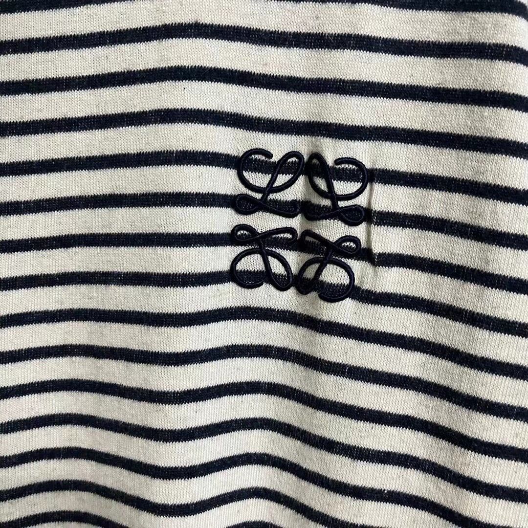 Loewe Loewe Embroidered Logo Knit Short Sleeve Shirt Size US L / EU 52-54 / 3 - 2 Thumbnail