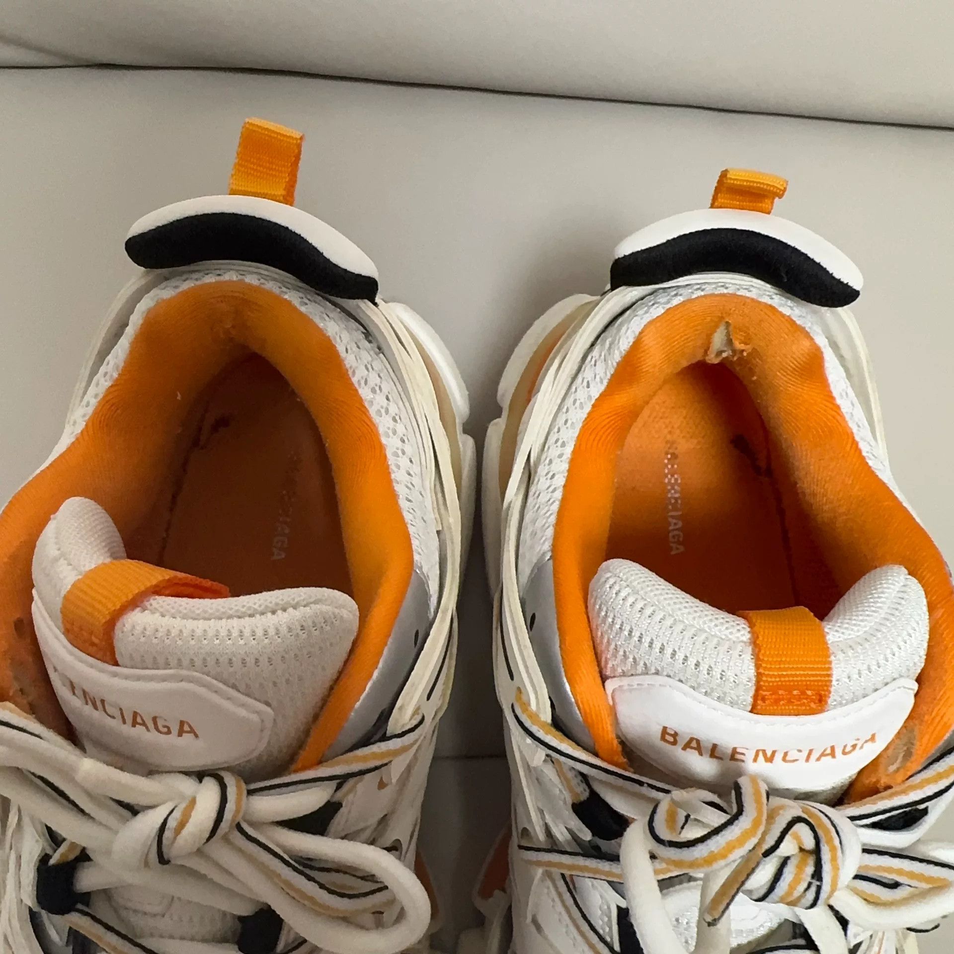 Balenciaga balenciaga track 3.0 sneakers white orange Size US 8.5 / EU 41-42 - 6 Thumbnail