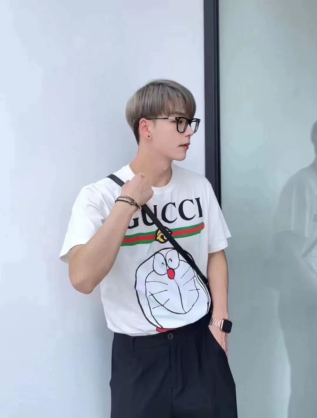 Gucci gucci short sleeve shirt with flaws Size US S / EU 44-46 / 1 - 3 Thumbnail