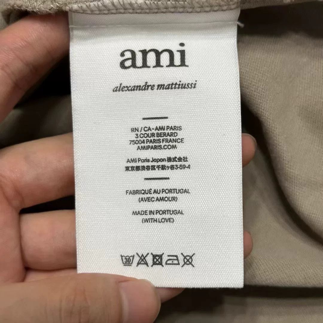 AMI ami short sleeve shirt in beige Size US XS / EU 42 / 0 - 2 Thumbnail