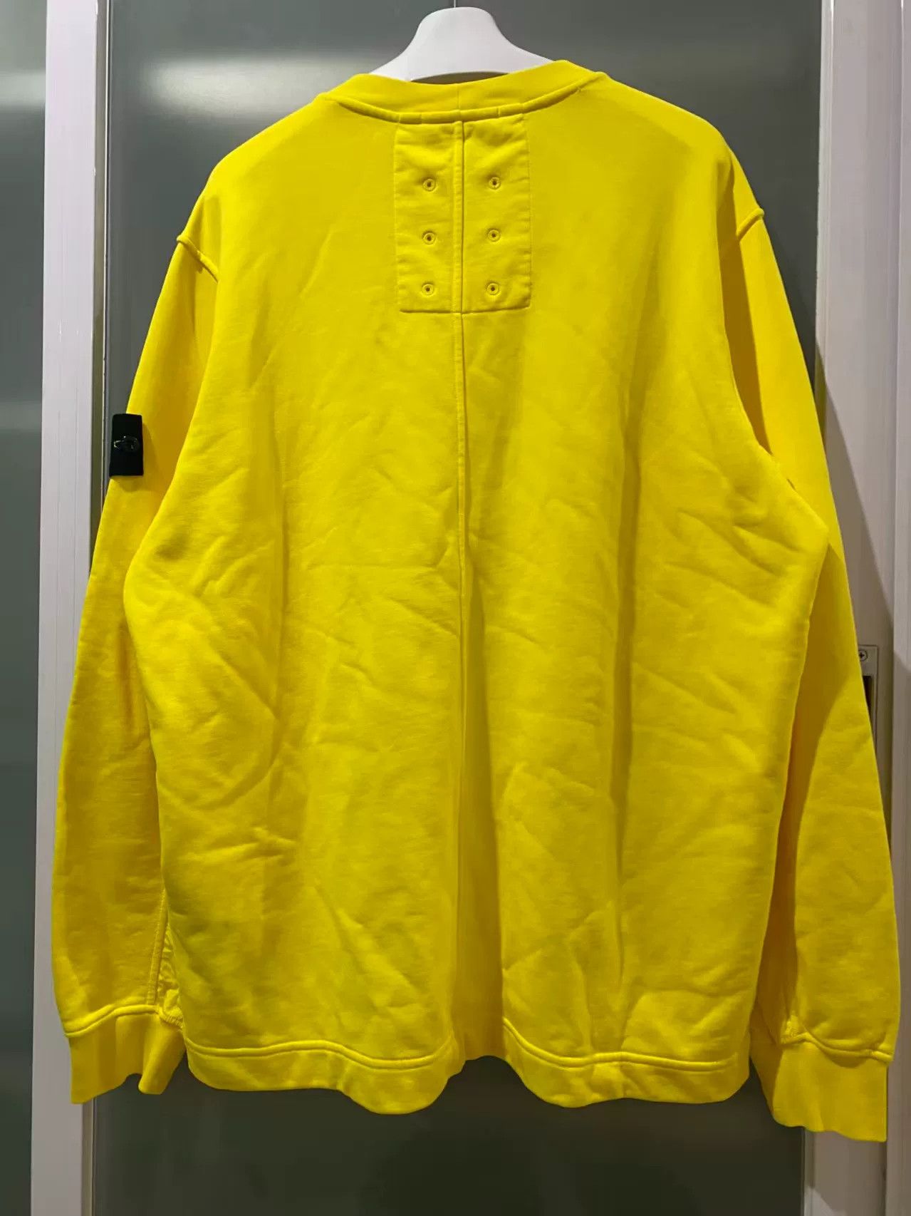 Stone Island yellow long sleeve sweatshirt with tags Size US XL / EU 56 / 4 - 2 Thumbnail