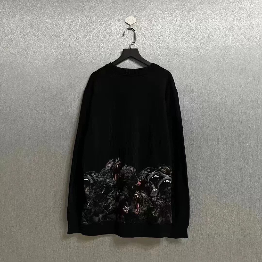 Givenchy givenchy black monkey design sweatshirt Size US XS / EU 42 / 0 - 2 Thumbnail