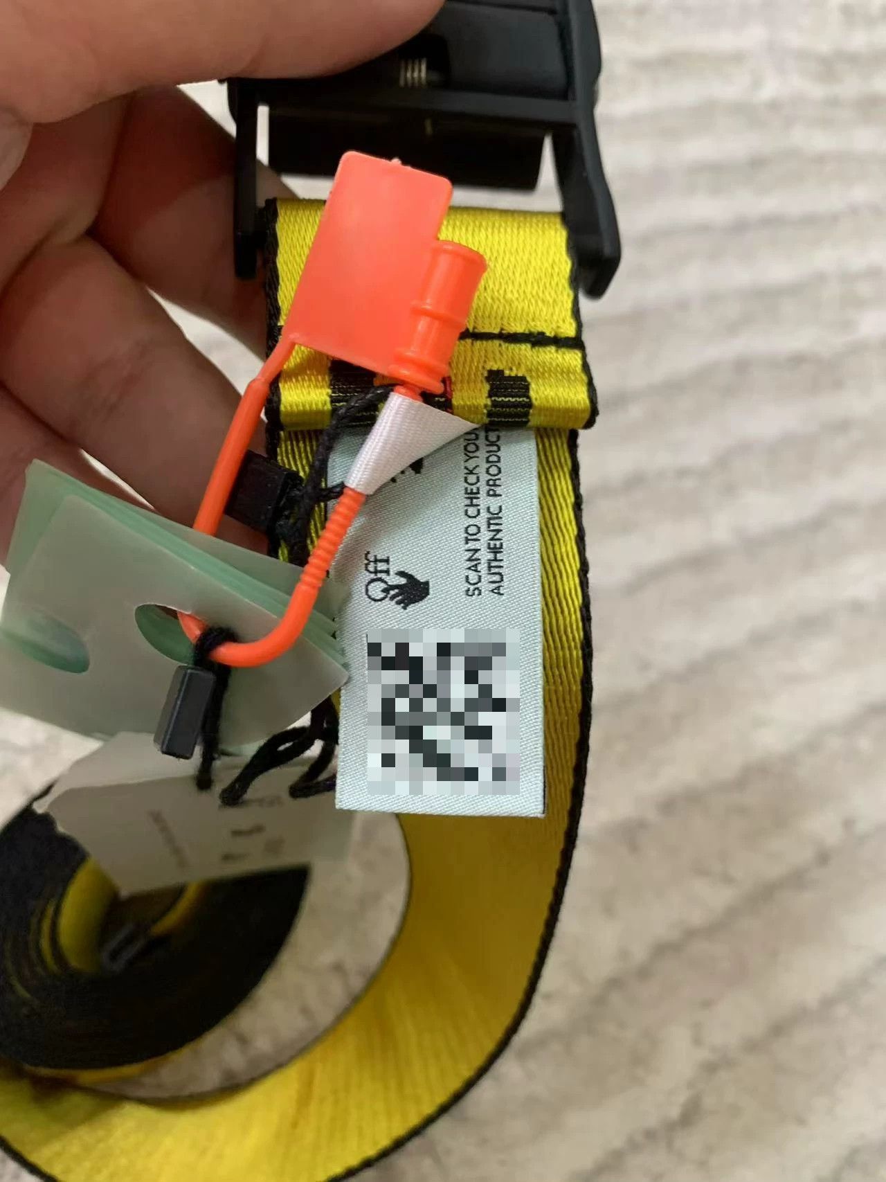 Off-White off white industrial style belt with tags Size ONE SIZE - 3 Thumbnail