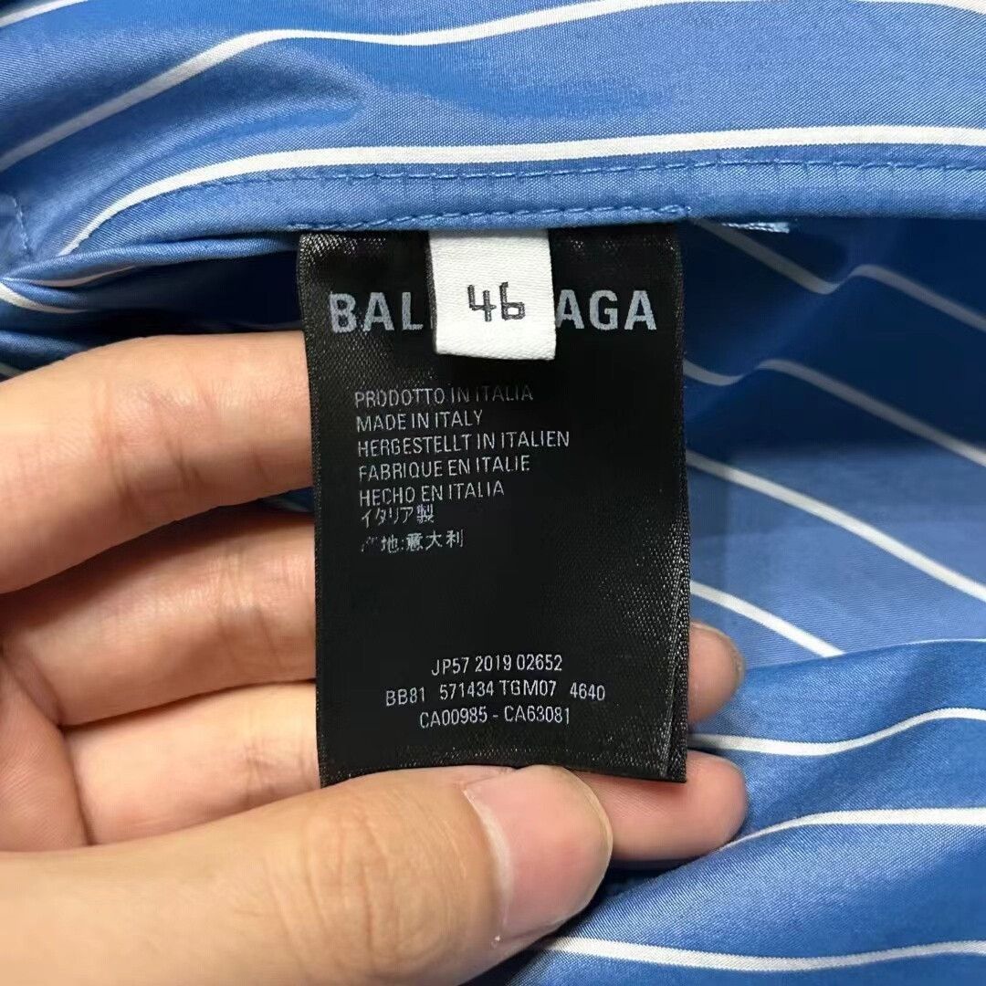 Balenciaga balenciaga striped logo windbreaker jacket Size US M / EU 48-50 / 2 - 3 Thumbnail