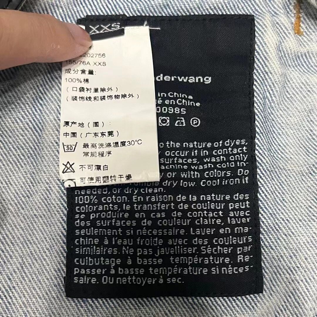 Alexander Wang alexander wang denim jacket in very good condition Size XXS / US 00 / IT 34 - 4 Thumbnail