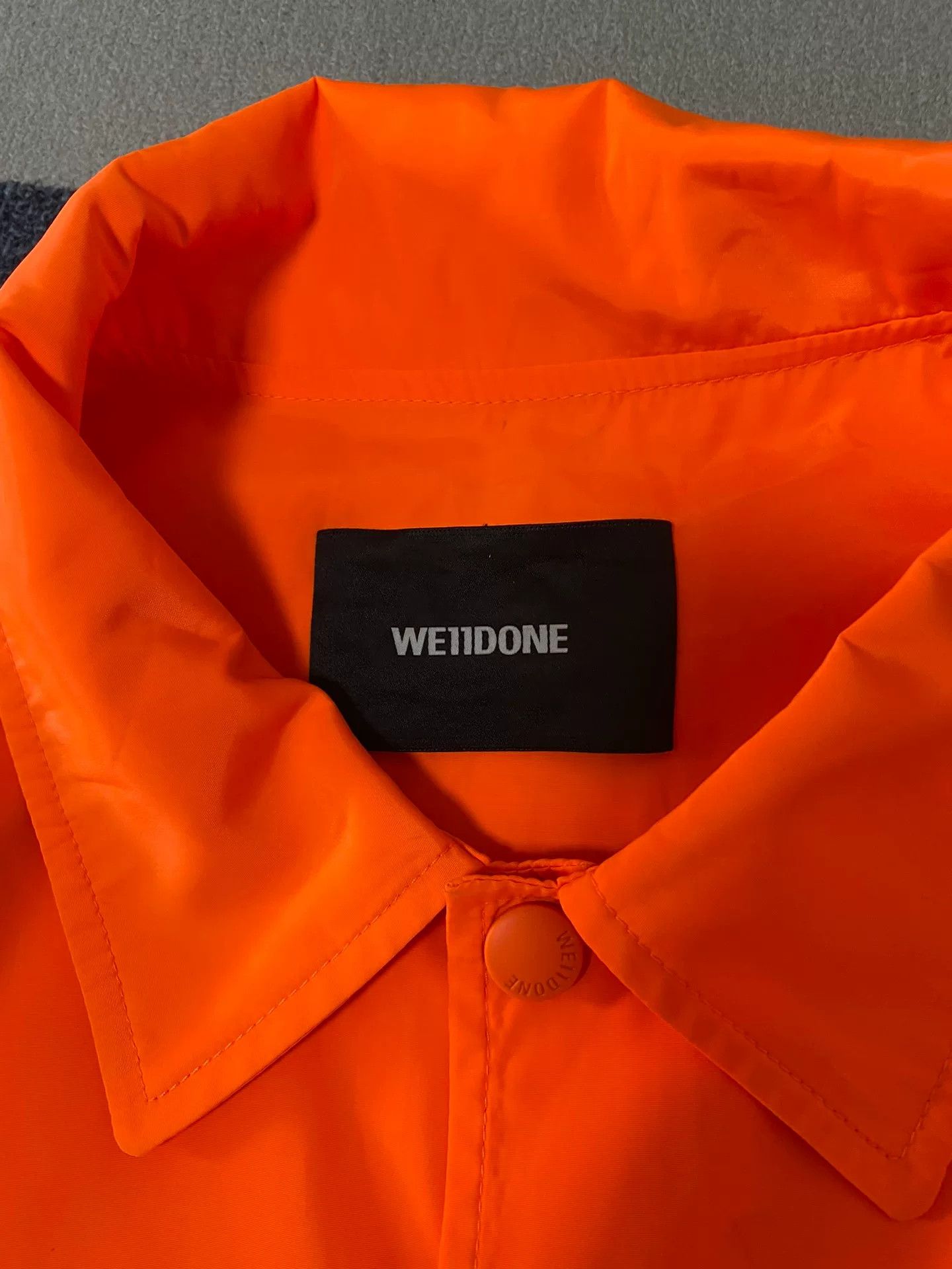WE11DONE we11done Long Sleeve Orange Jacket Size S Size US S / EU 44-46 / 1 - 6 Thumbnail
