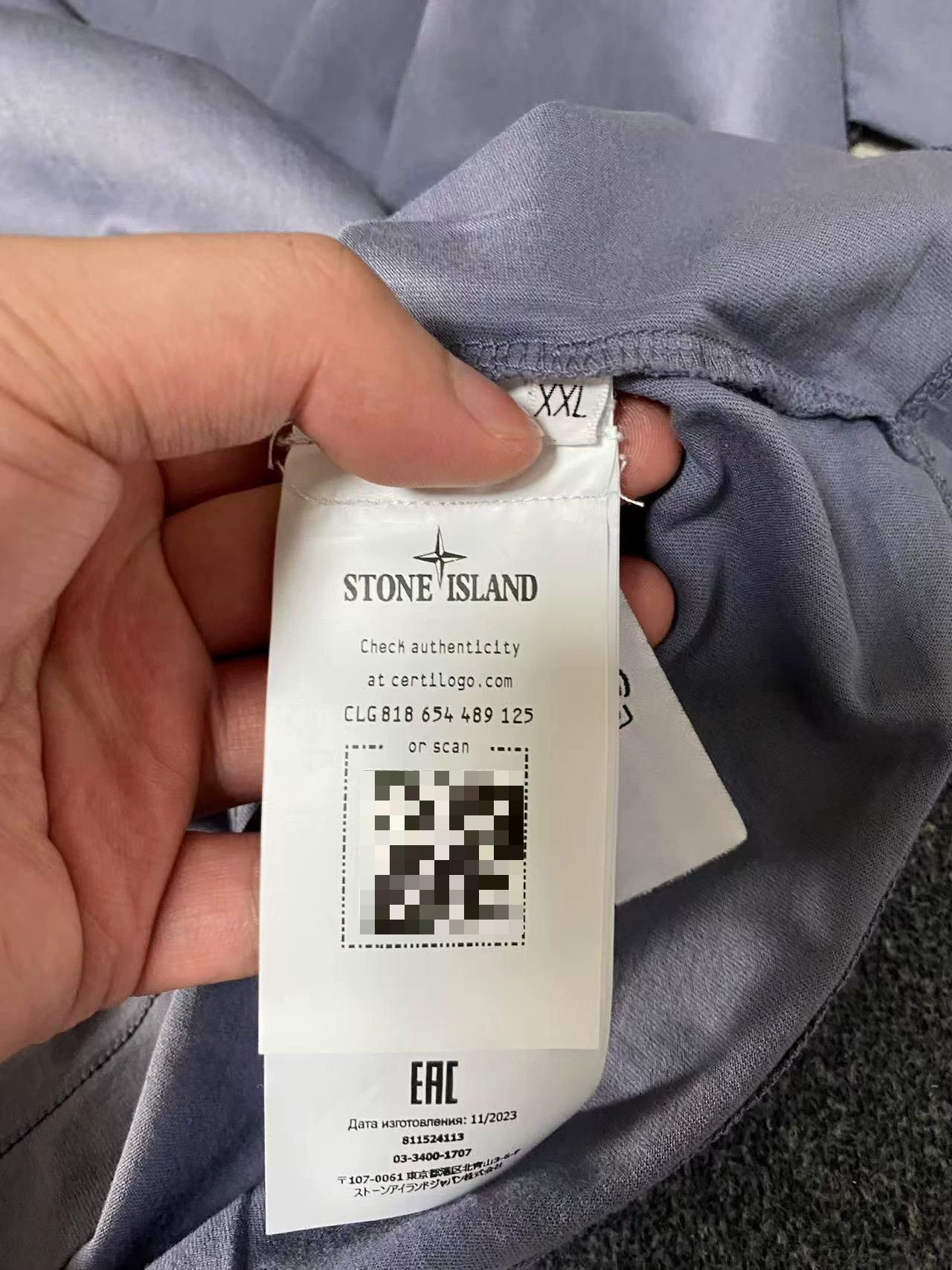 Stone Island stone island short sleeve top in gray Size US XXL / EU 58 / 5 - 5 Thumbnail