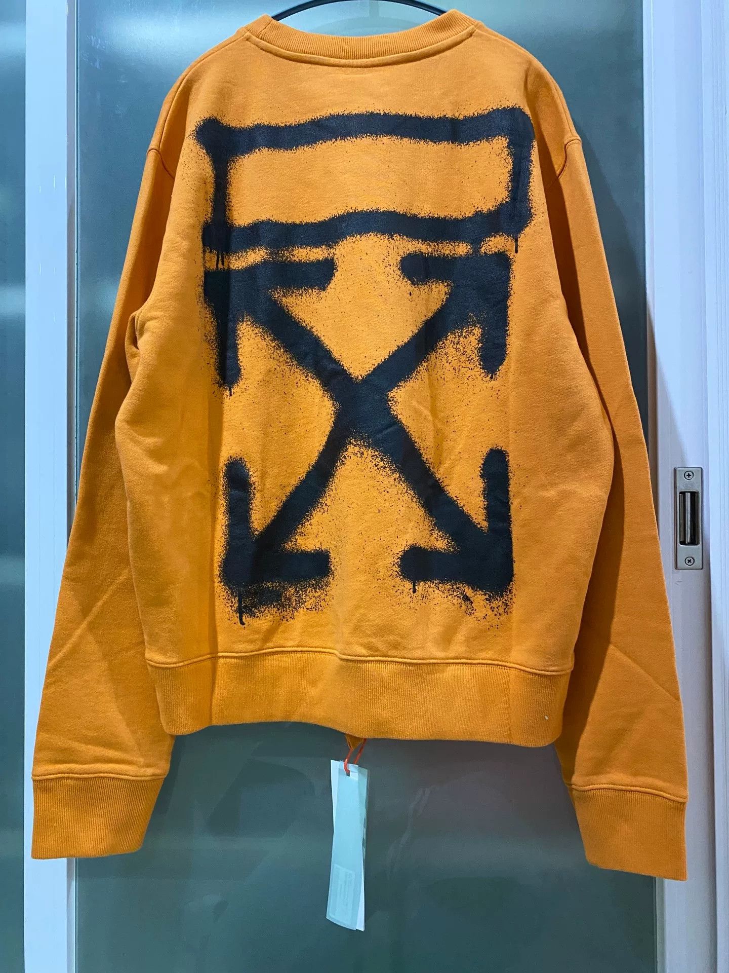 Off-White off white spray print long sleeve sweatshirt Size US M / EU 48-50 / 2 - 2 Thumbnail