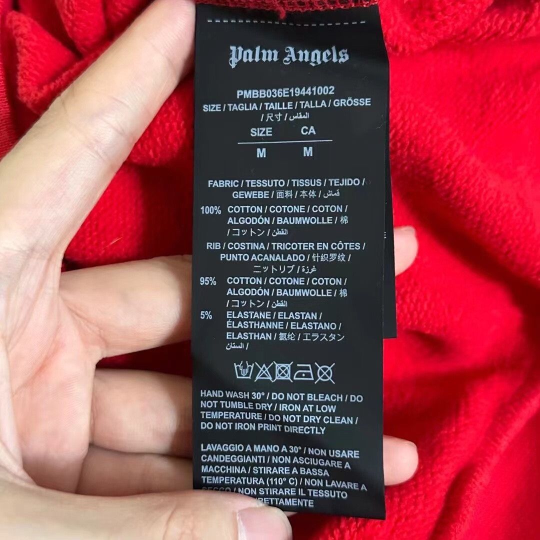 Palm Angels red palm angels logo hoodie Size US M / EU 48-50 / 2 - 3 Thumbnail