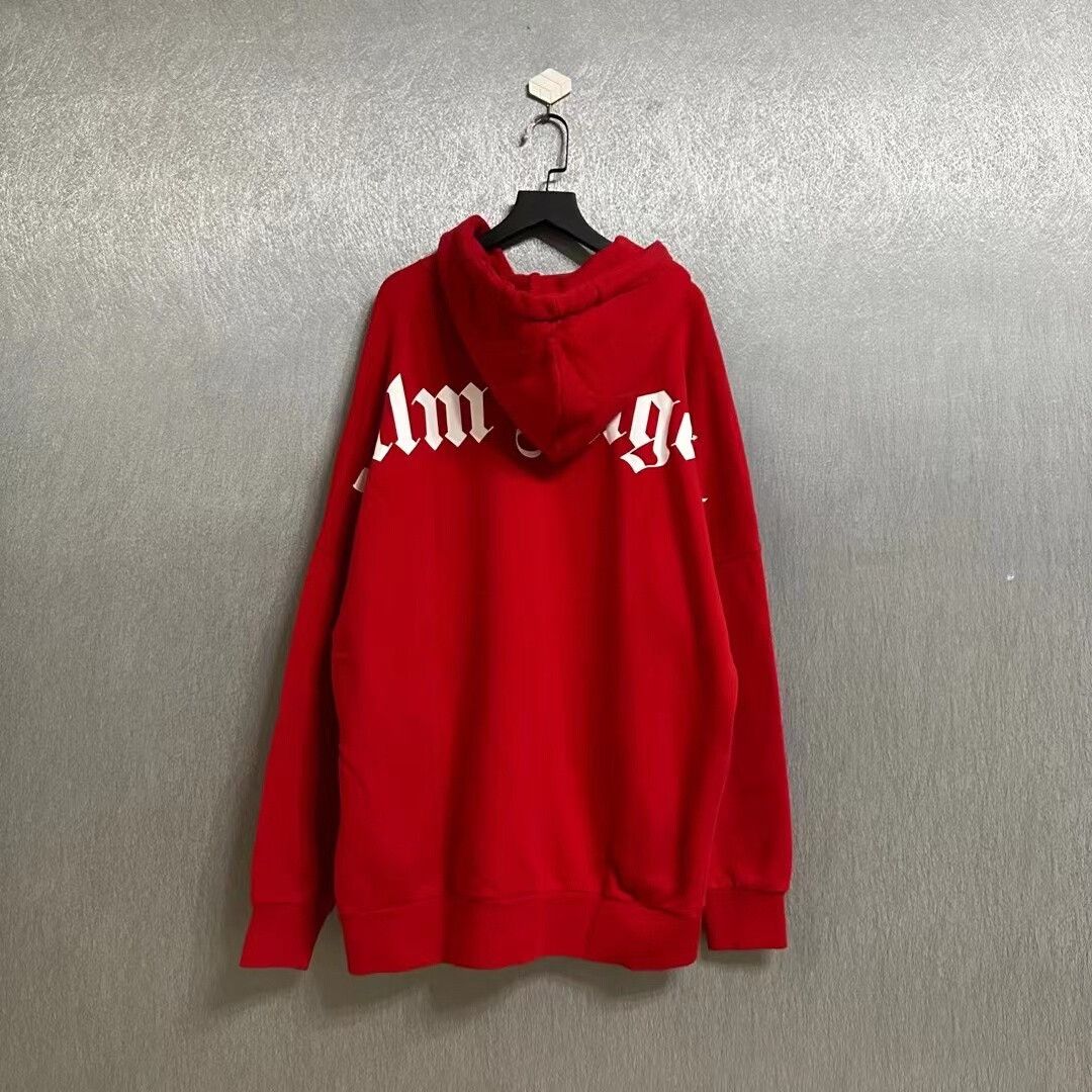 Palm Angels red palm angels logo hoodie Size US M / EU 48-50 / 2 - 2 Thumbnail