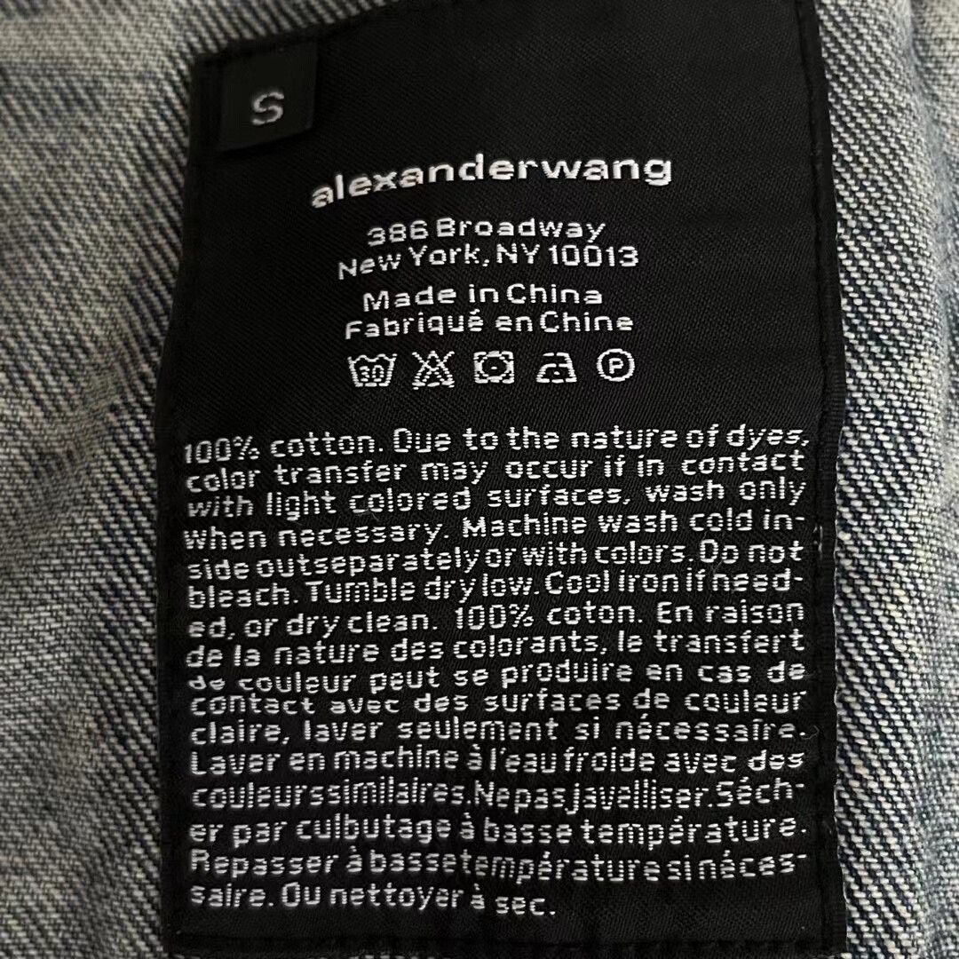 Alexander Wang alexander wang printed denim jacket Size US S / EU 44-46 / 1 - 4 Thumbnail