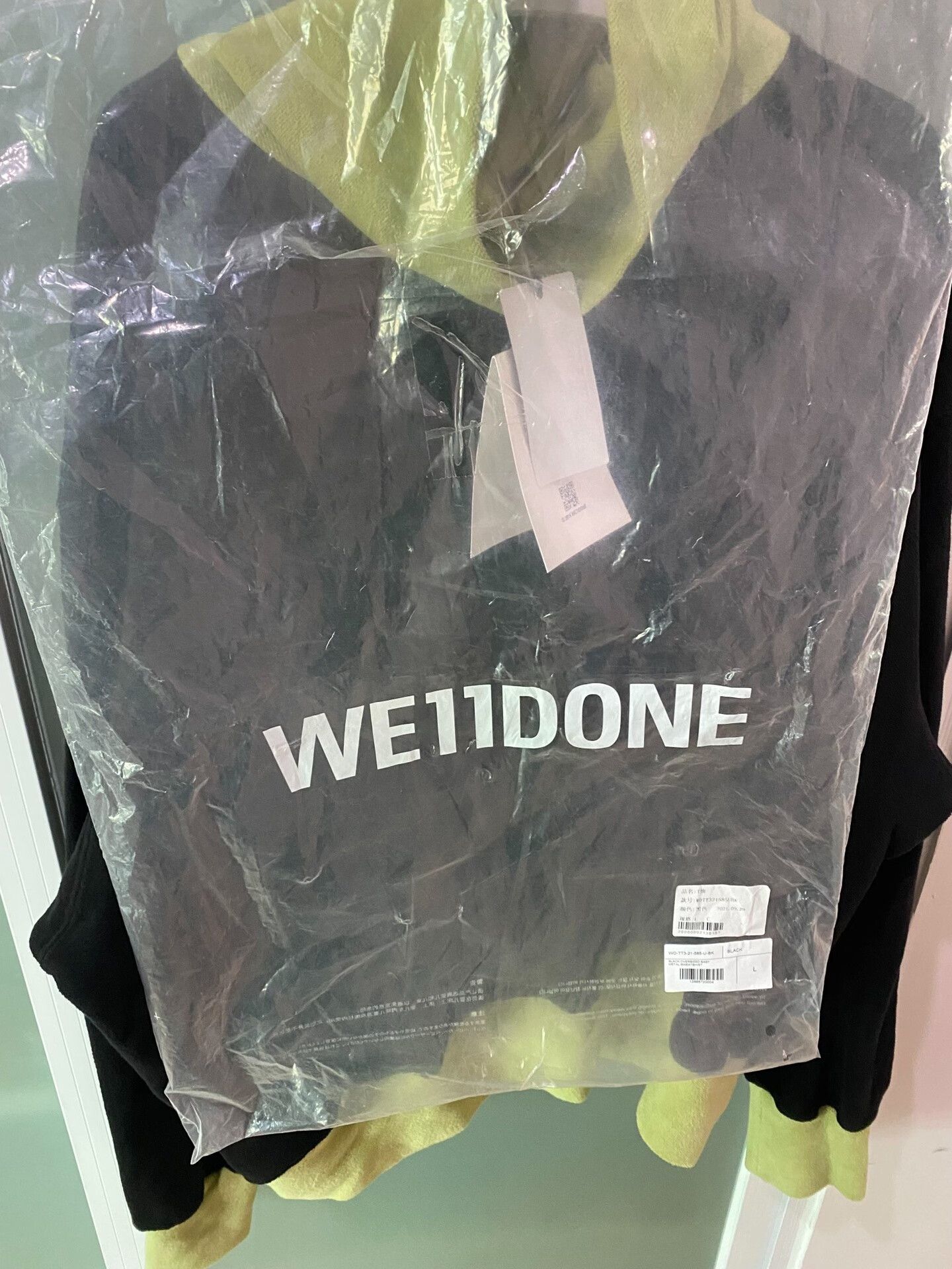 WE11DONE we11done color-block high neckline sweatshirt Size US L / EU 52-54 / 3 - 3 Thumbnail