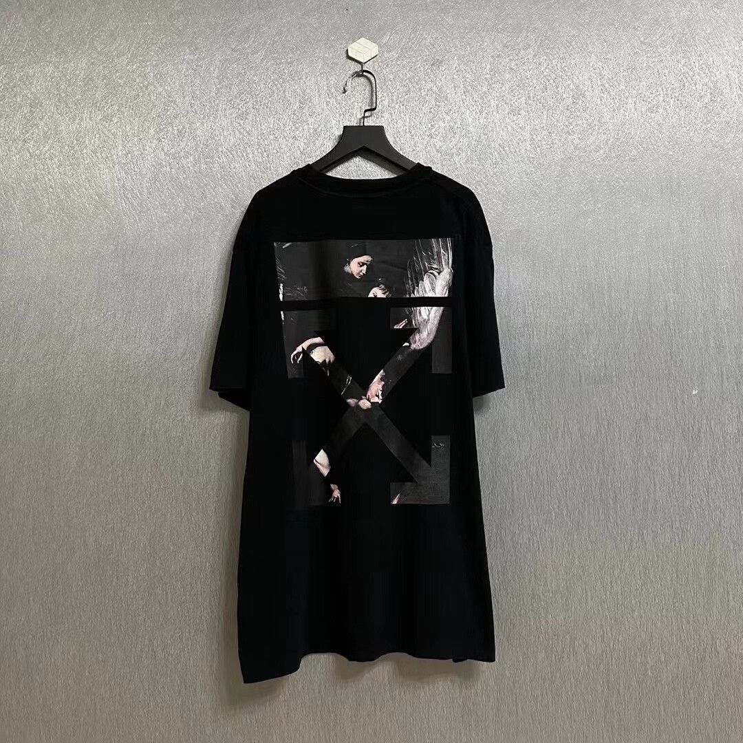 Off-White black oversized graphic t-shirt with artwork Size US S / EU 44-46 / 1 - 2 Thumbnail
