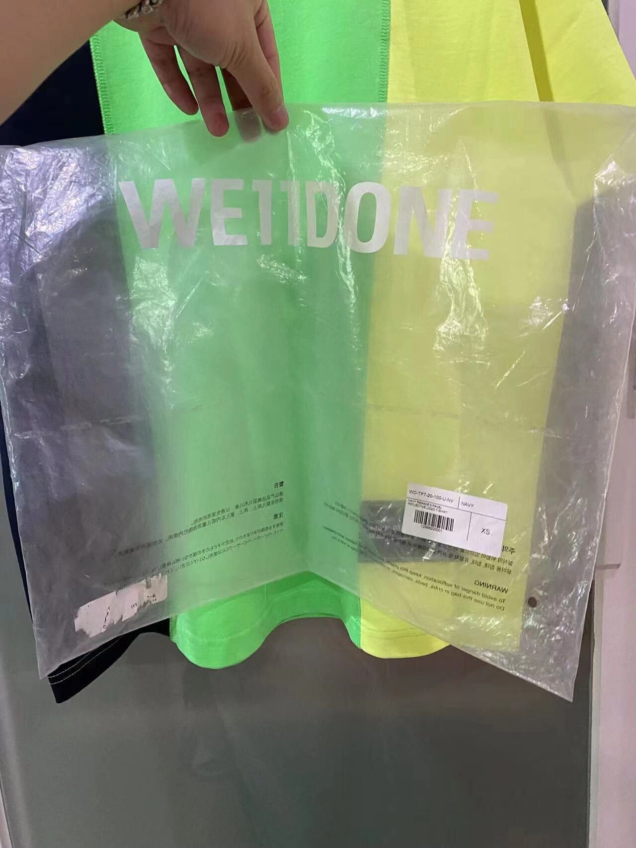 WE11DONE vibrant short sleeve color block t-shirt Size US S / EU 44-46 / 1 - 3 Thumbnail