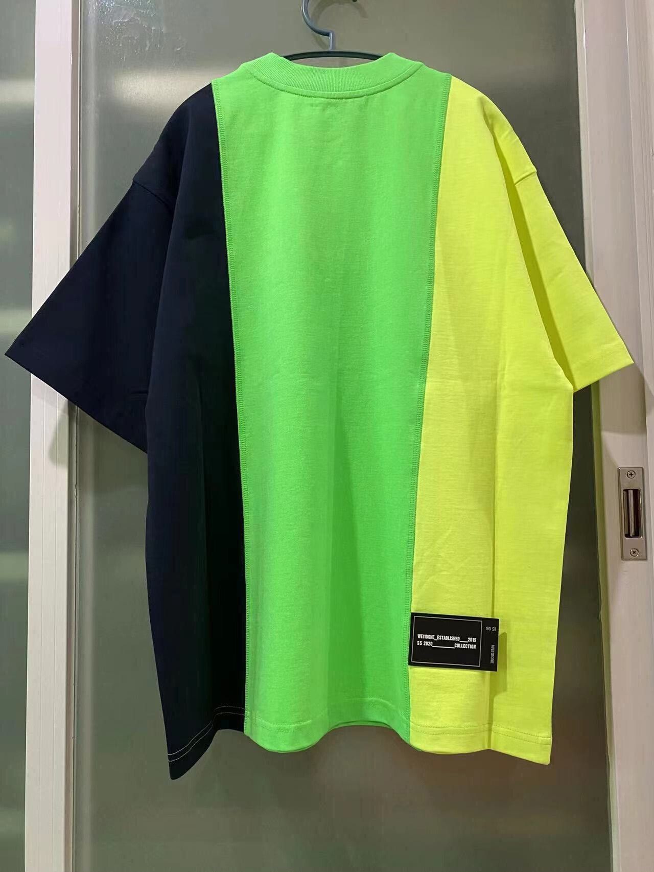 WE11DONE vibrant short sleeve color block t-shirt Size US S / EU 44-46 / 1 - 2 Thumbnail
