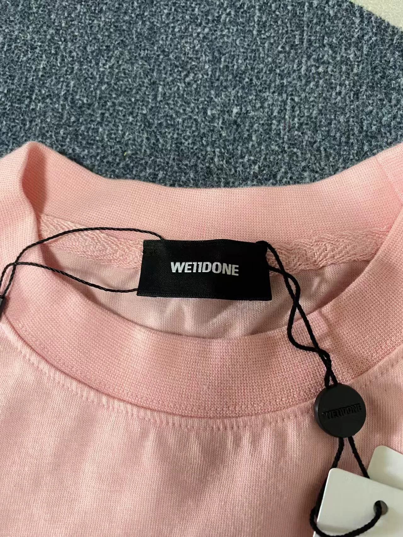 WE11DONE we11done pink short sleeve printed shirt Size US S / EU 44-46 / 1 - 3 Thumbnail
