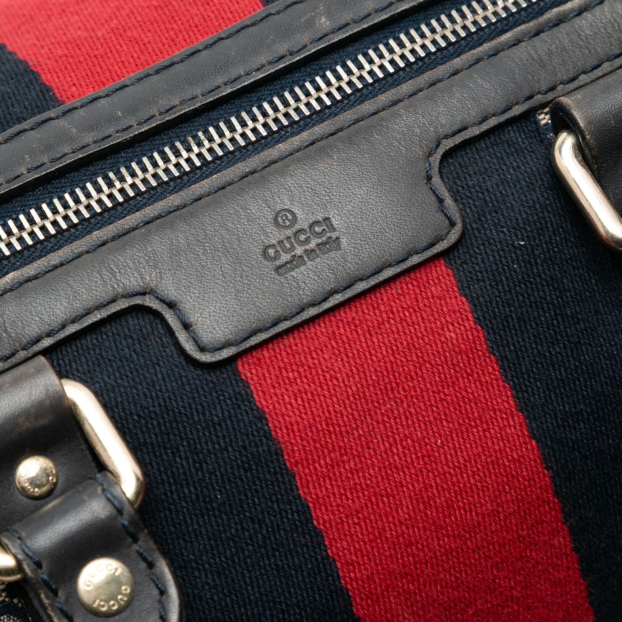 Gucci Gucci Medium GG Canvas Web Joy Boston Bag Size ONE SIZE - 5 Thumbnail