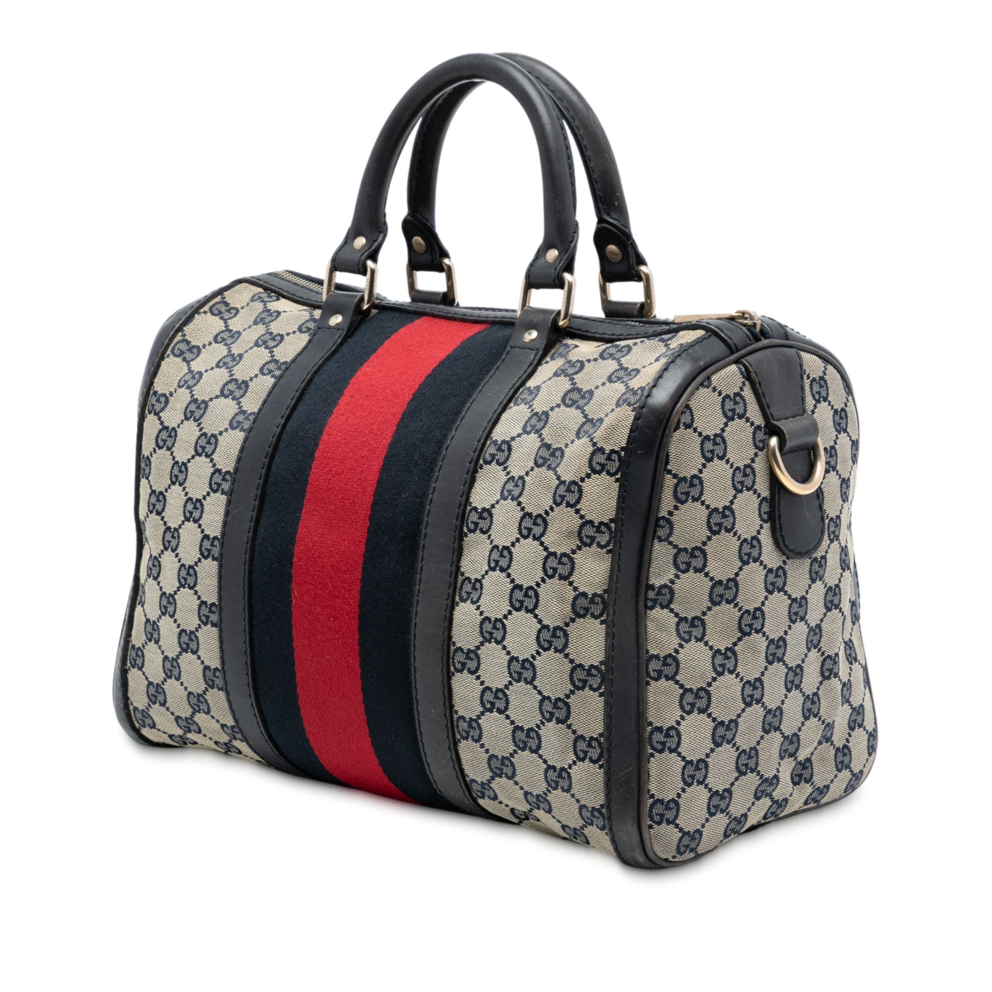 Gucci Gucci Medium GG Canvas Web Joy Boston Bag Size ONE SIZE - 2 Thumbnail