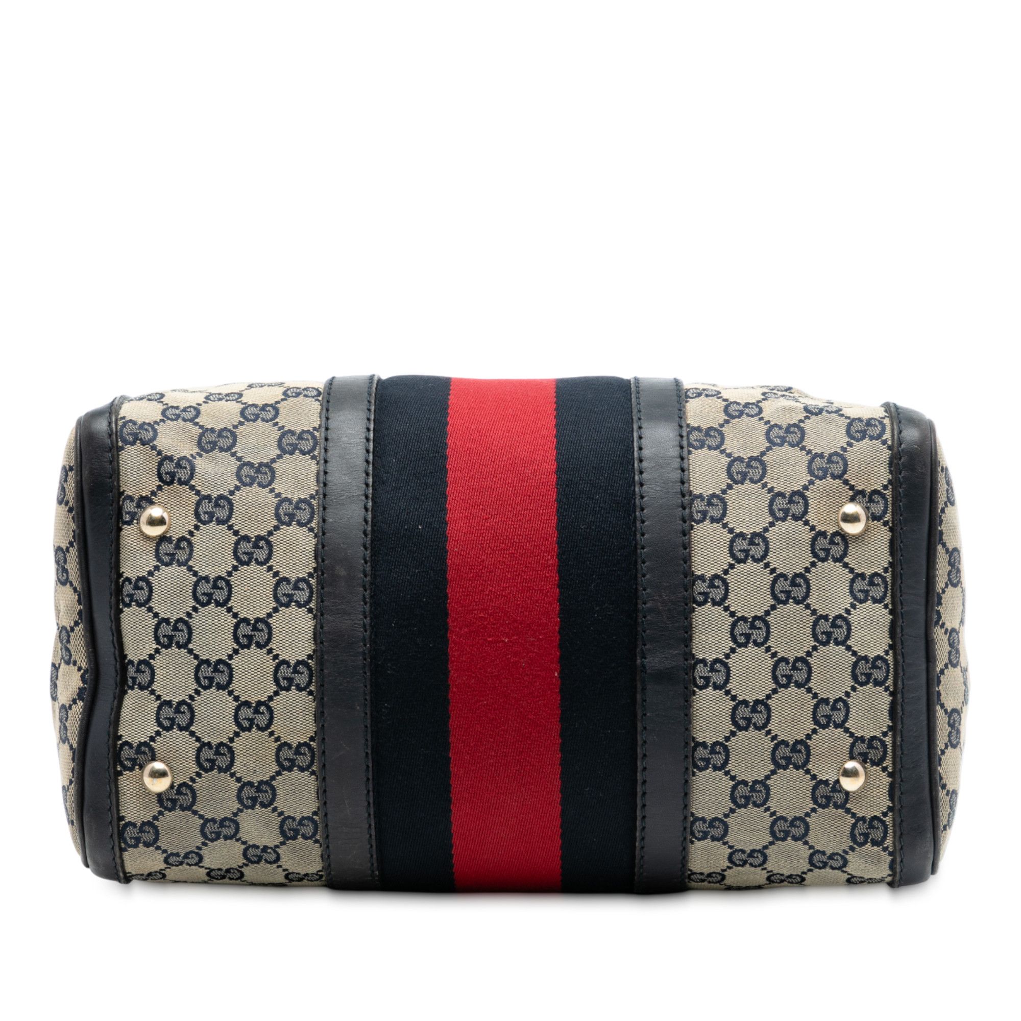 Gucci Gucci Medium GG Canvas Web Joy Boston Bag Size ONE SIZE - 3 Thumbnail