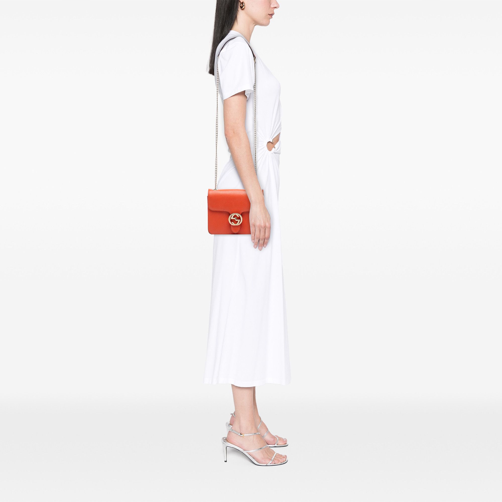Gucci Gucci Small Dollar Calfskin Interlocking G Crossbody Size ONE SIZE - 7 Thumbnail