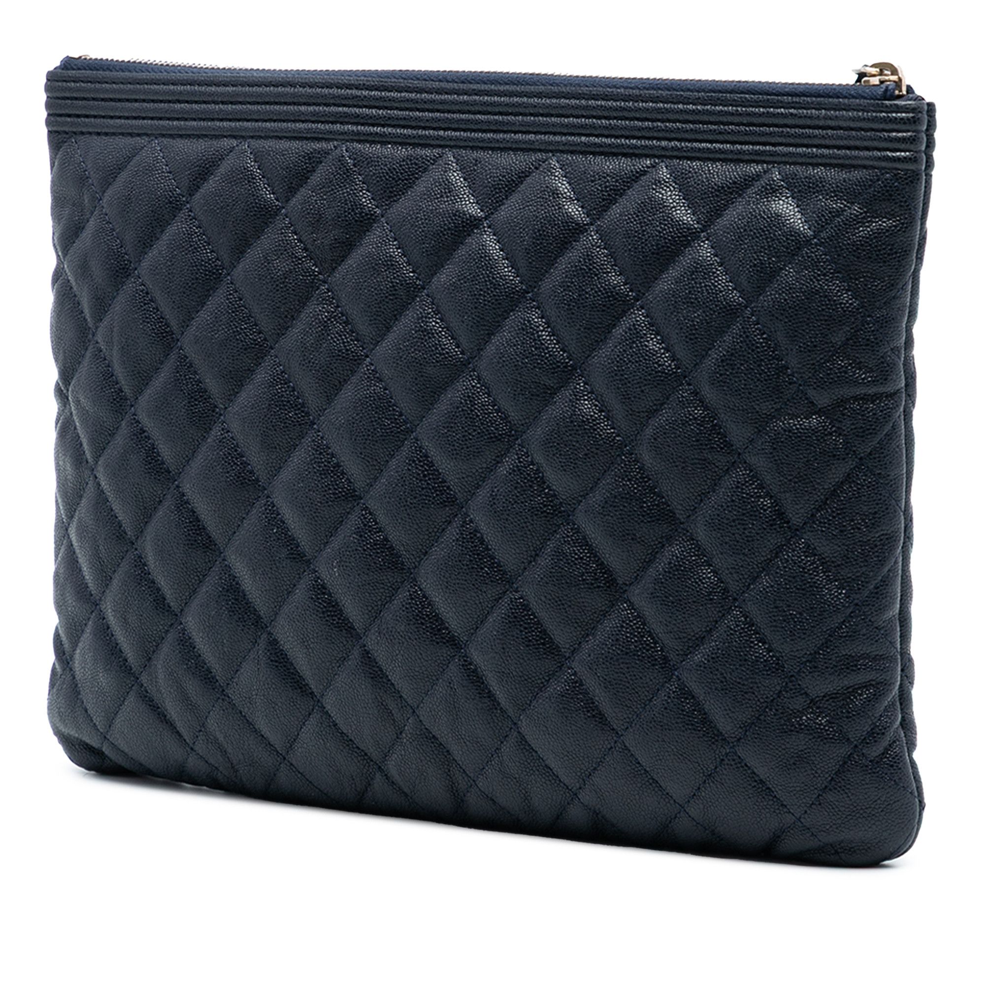 Chanel Chanel Medium Quilted Caviar Boy O Case Clutch Size ONE SIZE - 2 Thumbnail