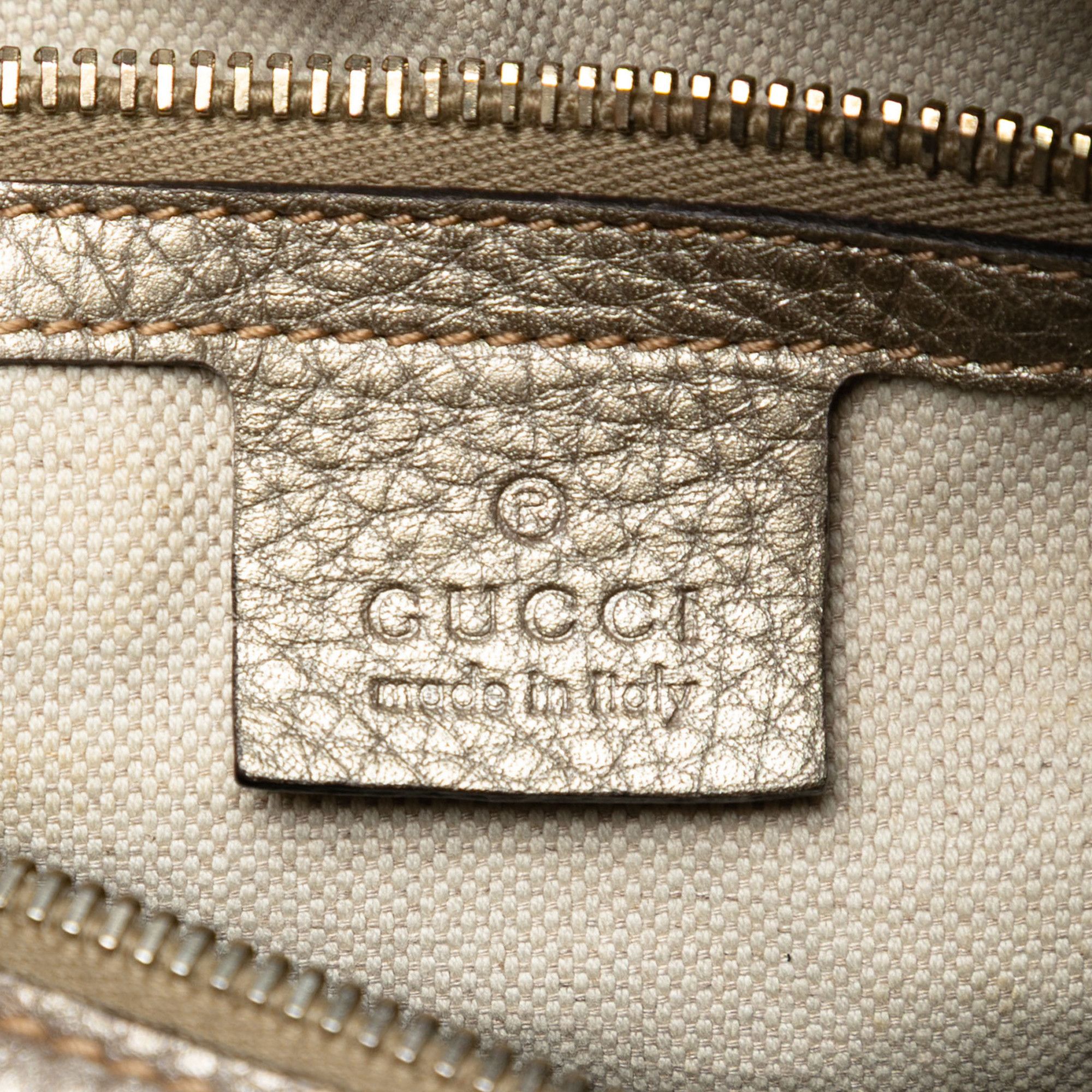 Gucci Gucci Medium Calfskin Bamboo Shopper Boston Bag Size ONE SIZE - 5 Thumbnail