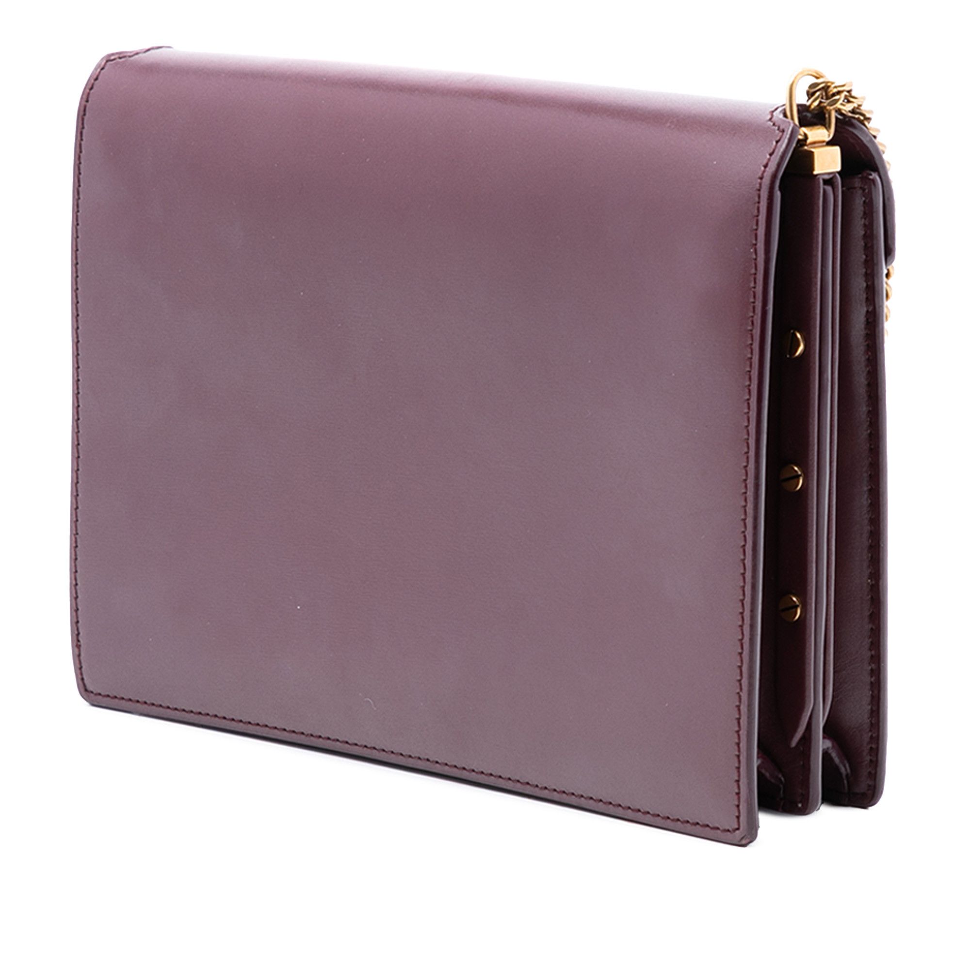 Yves Saint Laurent Yves Saint Laurent Smooth Calfskin Monogram Cassandra Clasp Bag Size ONE SIZE - 2 Thumbnail