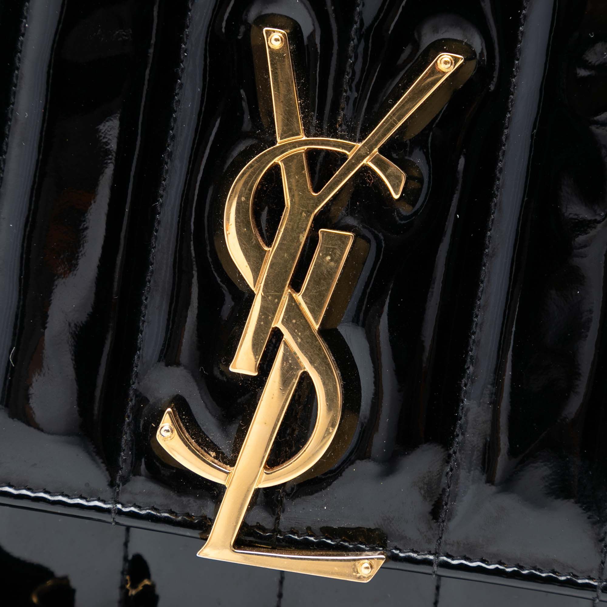 Yves Saint Laurent Yves Saint Laurent Medium Patent Vicky Crossbody Size ONE SIZE - 6 Thumbnail