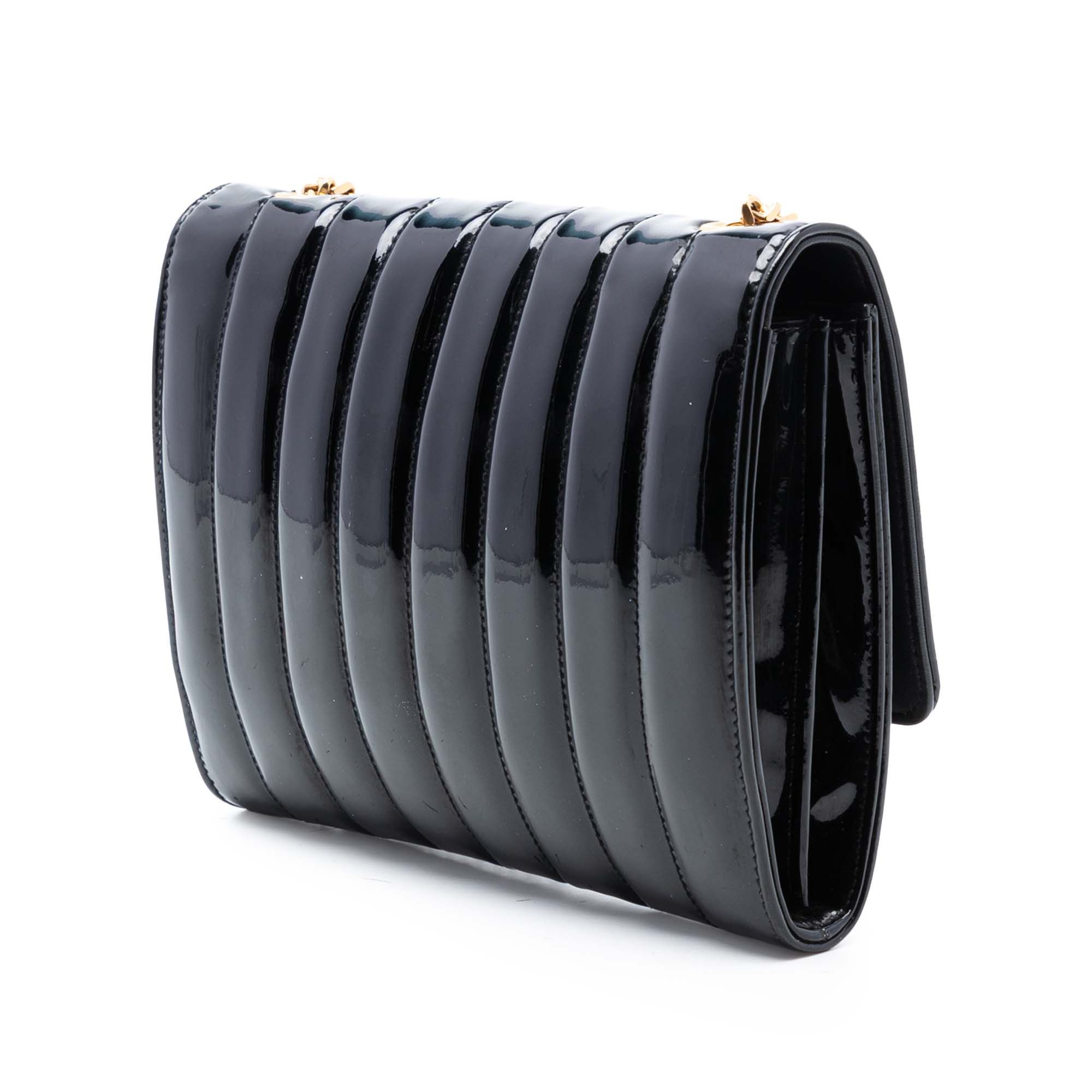 Yves Saint Laurent Yves Saint Laurent Medium Patent Vicky Crossbody Size ONE SIZE - 2 Thumbnail