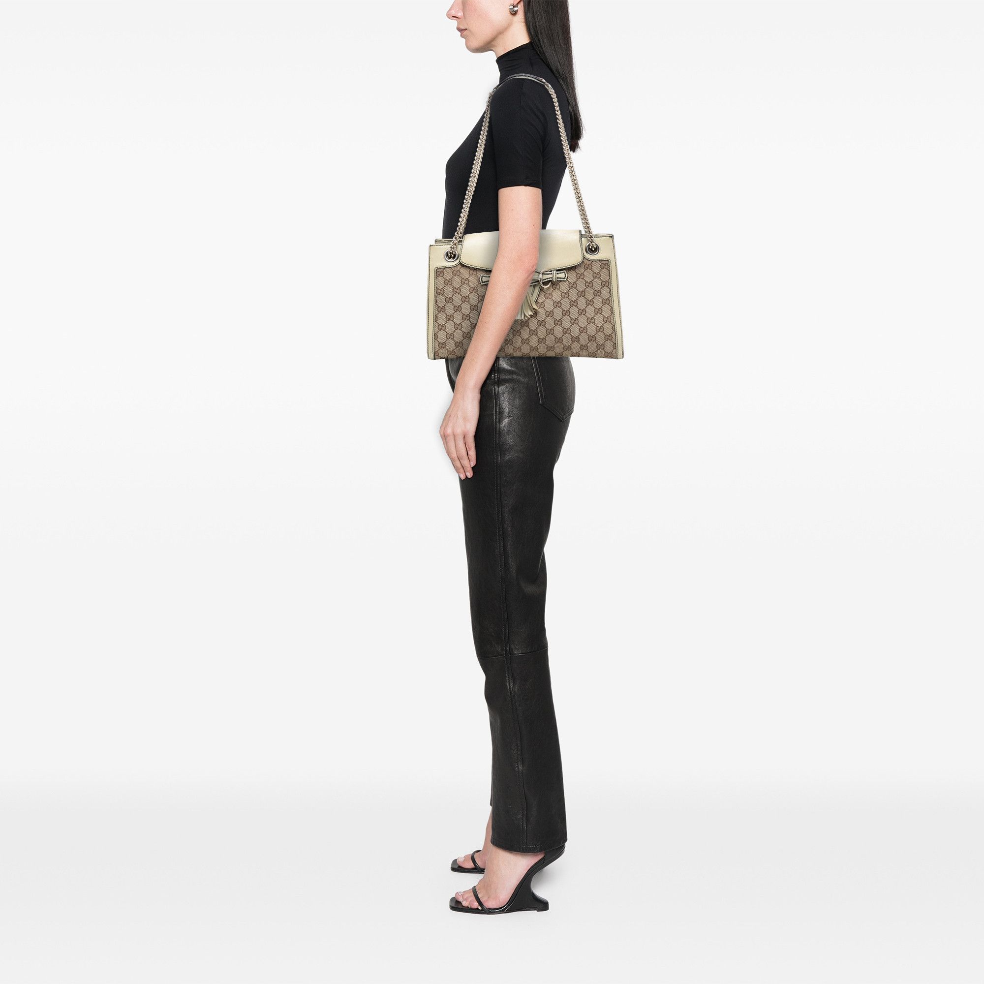 Gucci Gucci Large GG Canvas Emily Shoulder Bag Size ONE SIZE - 8 Thumbnail