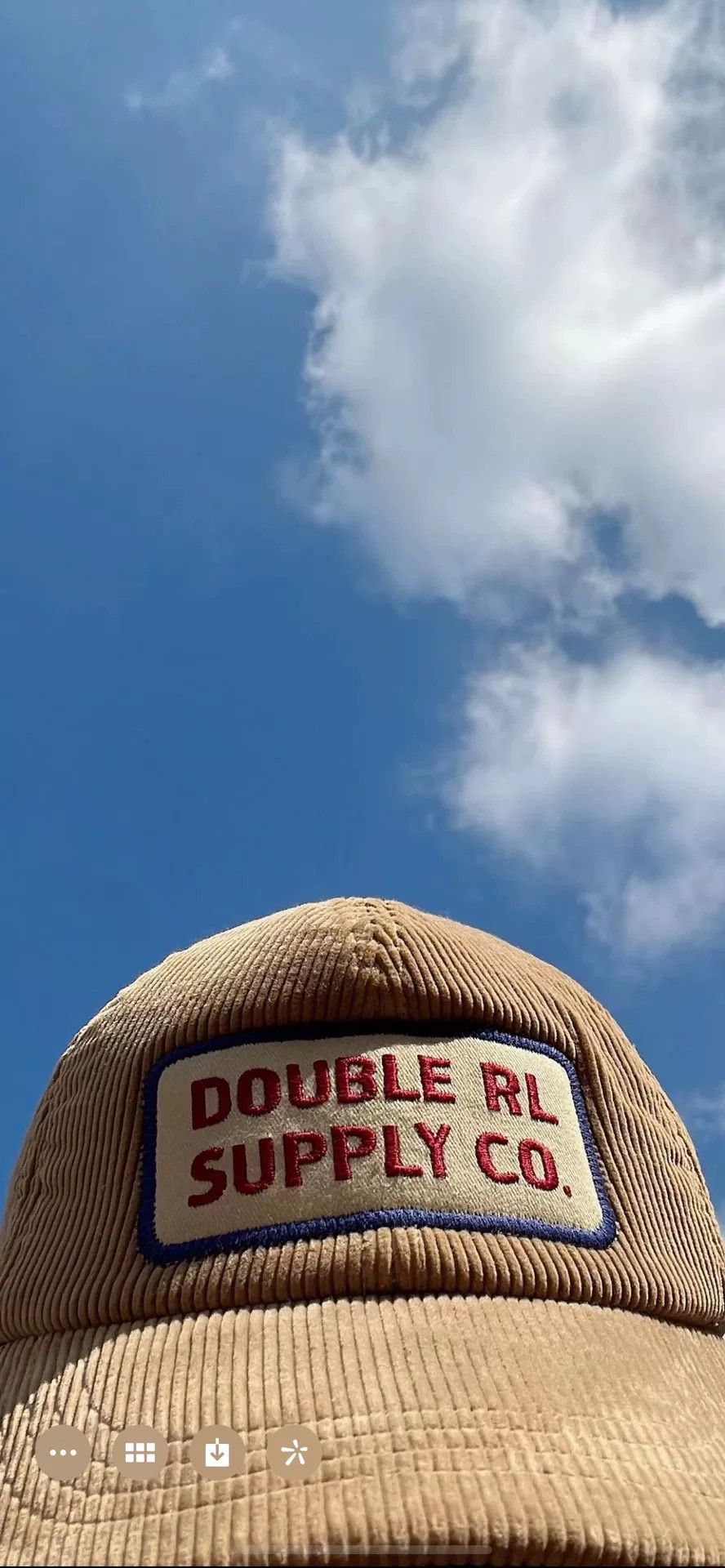 RRL Ralph Lauren Double RL Corduroy Baseball Cap Size ONE SIZE - 5 Thumbnail