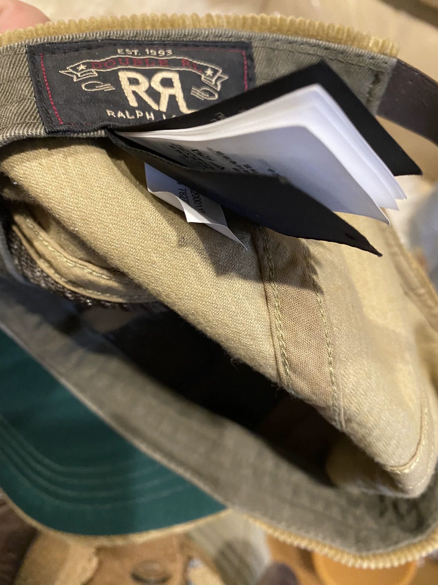 RRL Ralph Lauren Double RL Corduroy Baseball Cap Size ONE SIZE - 9 Thumbnail