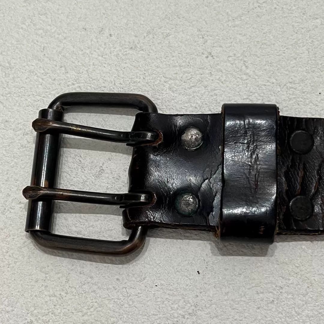 RRL Ralph Lauren RRL Classic Military Style Leather Belt Size ONE SIZE - 4 Thumbnail
