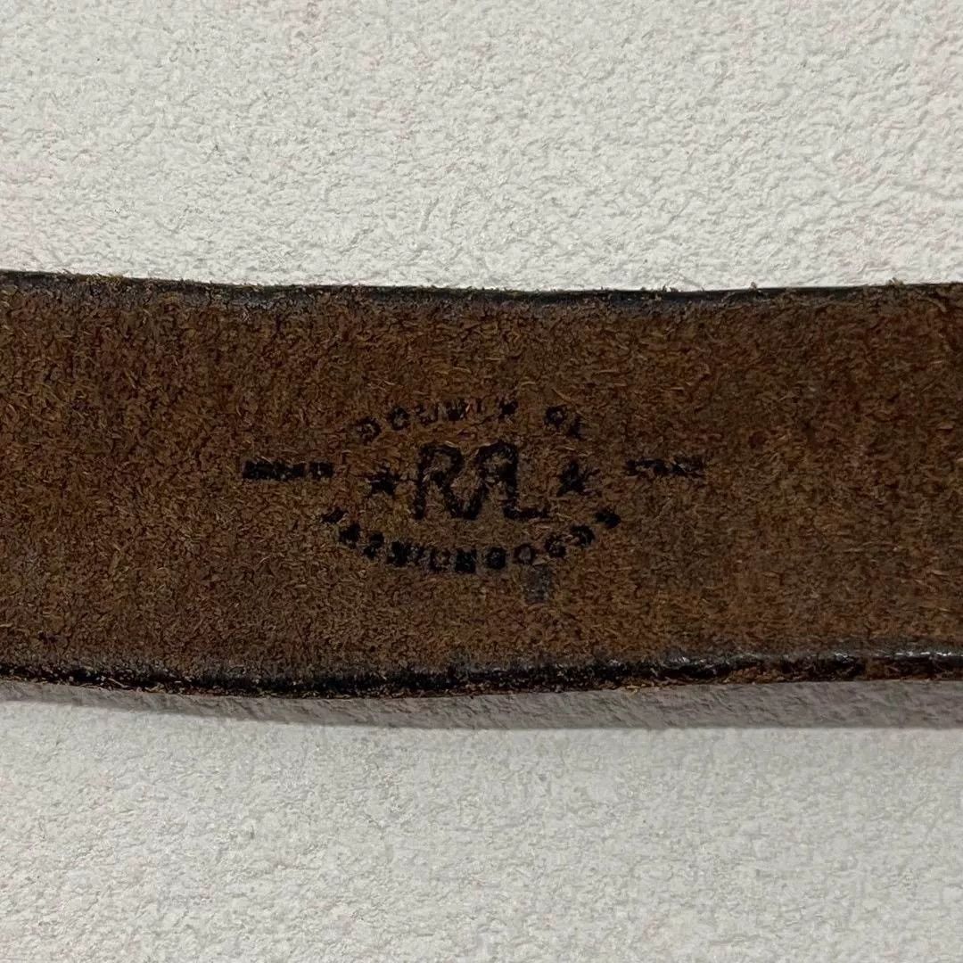 RRL Ralph Lauren RRL Classic Military Style Leather Belt Size ONE SIZE - 6 Thumbnail