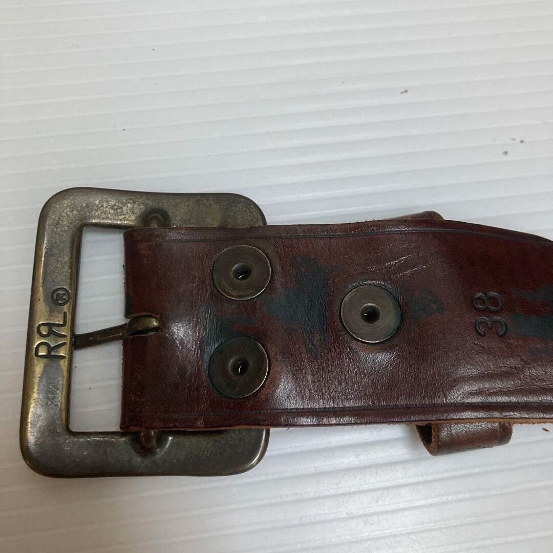 RRL Ralph Lauren RRL Double RL Rare Leather Belt Size ONE SIZE - 4 Thumbnail