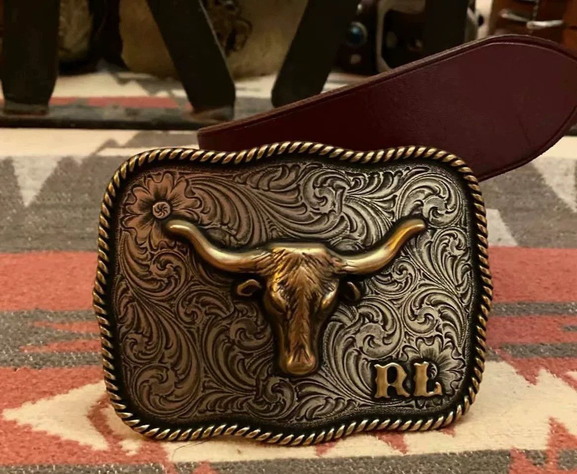 RRL Ralph Lauren Vintage Polo Ralph Lauren Western Belt Size ONE SIZE - 4 Thumbnail
