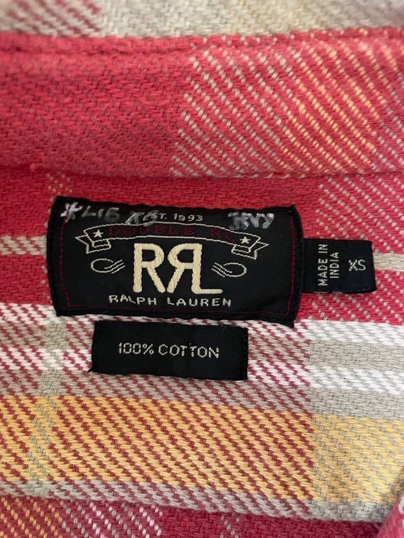RRL Ralph Lauren Ralph Lauren Flannel Plaid Shirt Size US XS / EU 42 / 0 - 3 Thumbnail