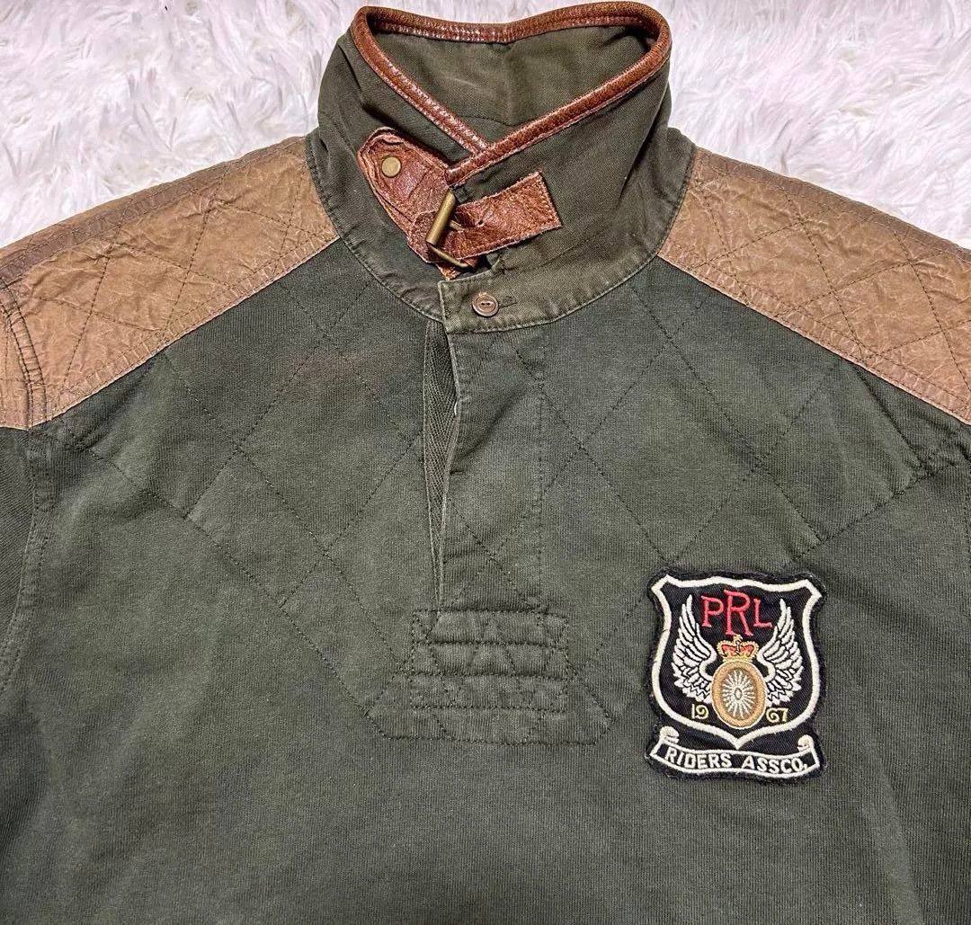 RRL Ralph Lauren Ralph Lauren Vintage Moto Long Sleeve Shirt Size US XL / EU 56 / 4 - 5 Thumbnail