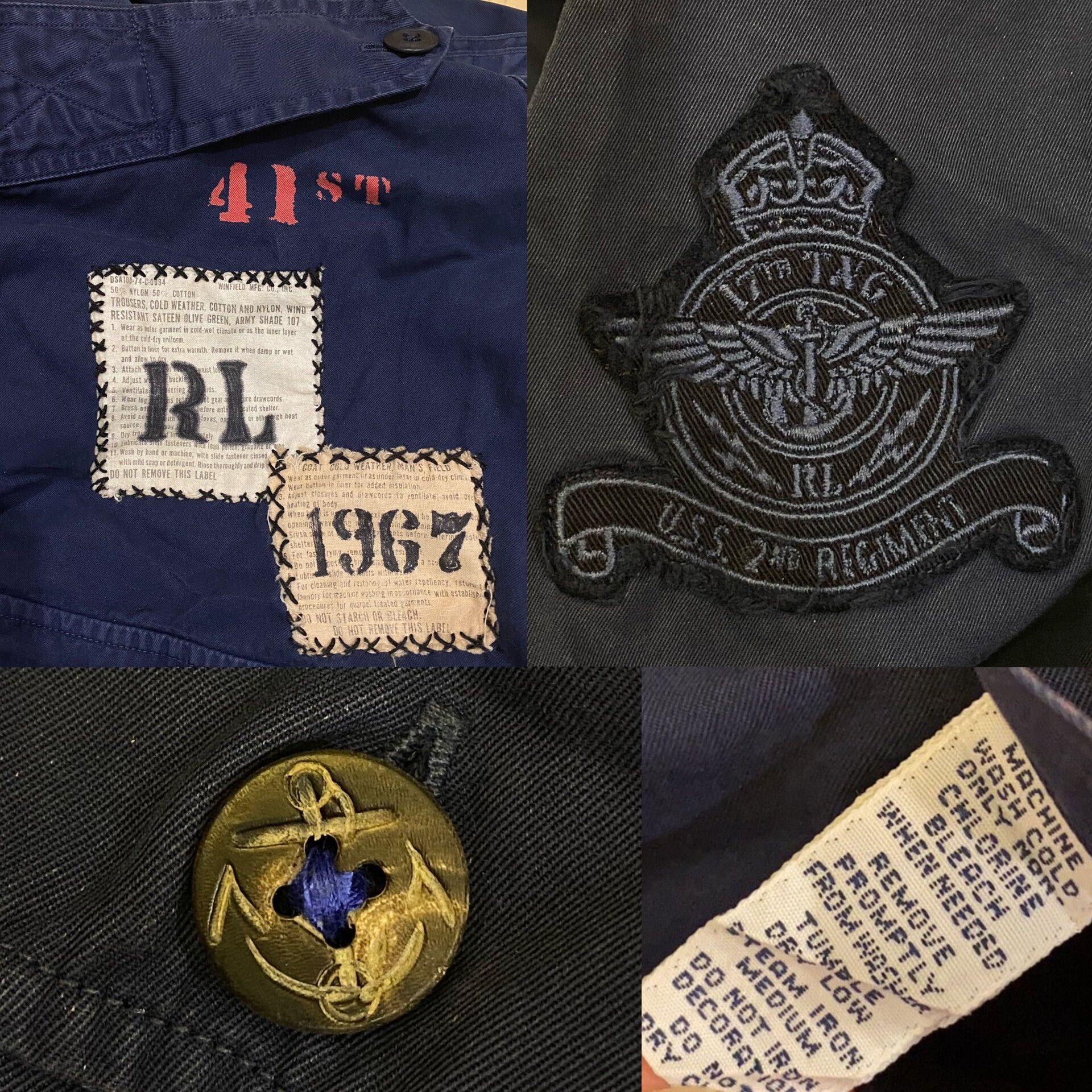 Ralph Lauren Blue Label Rare Ralph Lauren Vintage Workshirt Jacket Size US L / EU 52-54 / 3 - 8 Thumbnail