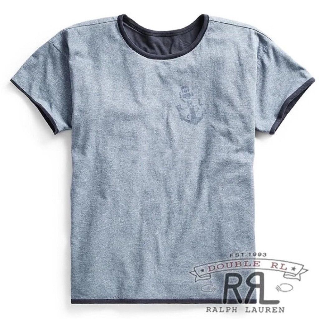 RRL Ralph Lauren Reversible Cotton T-Shirt by Double RL Size US L / EU 52-54 / 3 - 4 Thumbnail