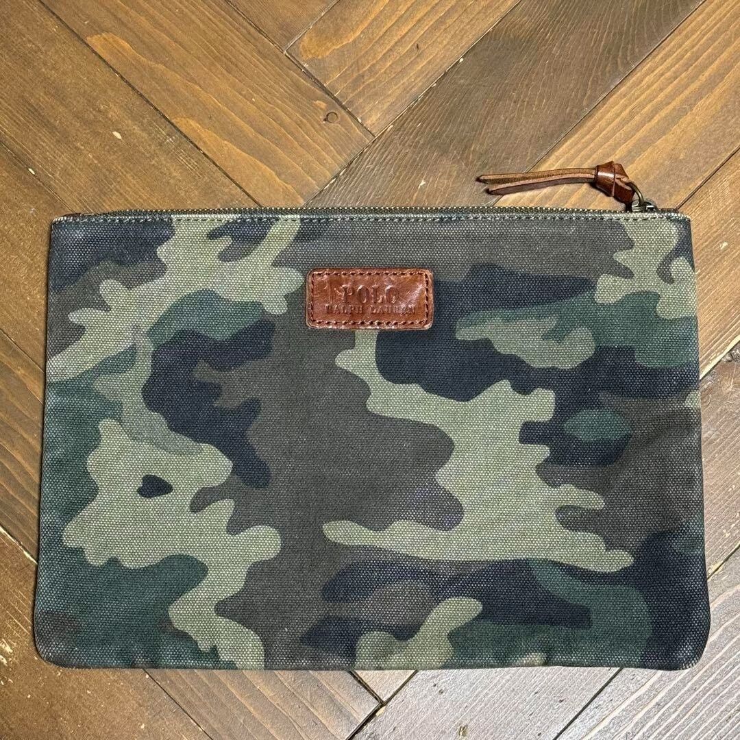 RLX Ralph Lauren Camouflage Canvas Skull Handbag Size ONE SIZE - 2 Thumbnail