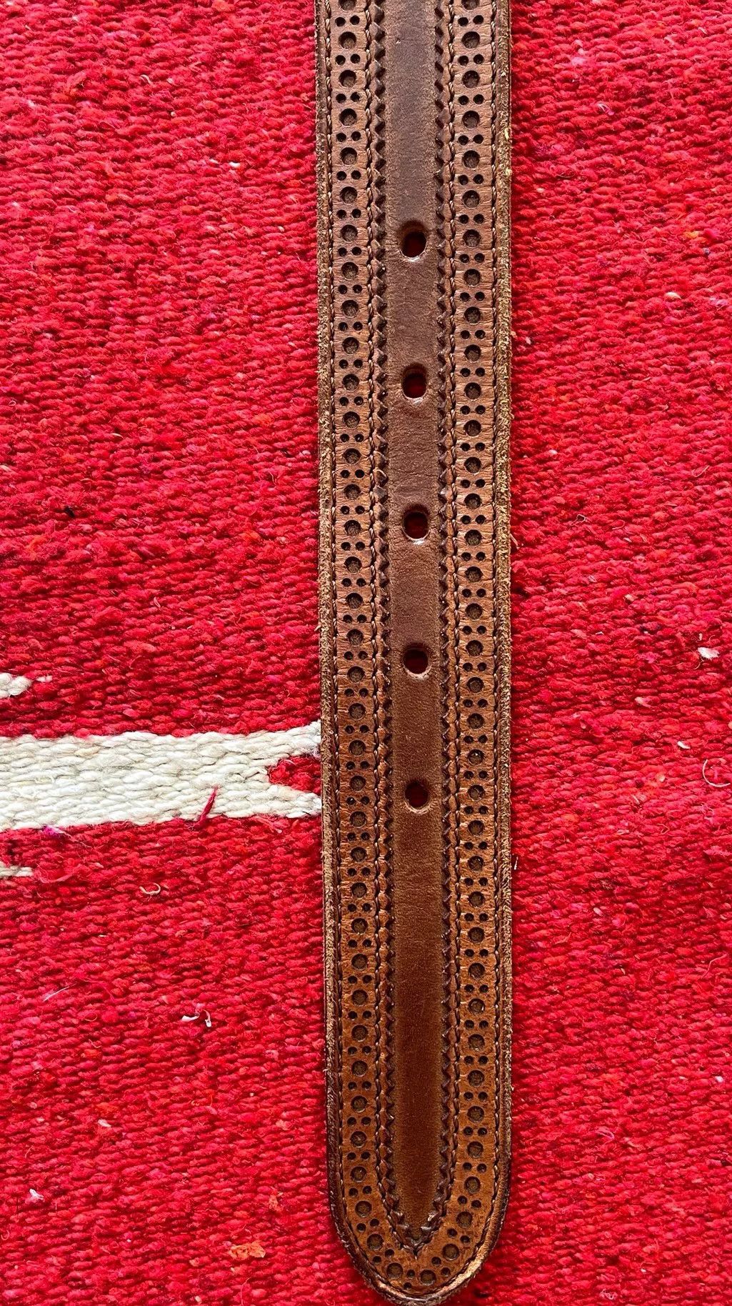 RRL Ralph Lauren Rare Double RL Classic Leather Belt Size ONE SIZE - 3 Thumbnail