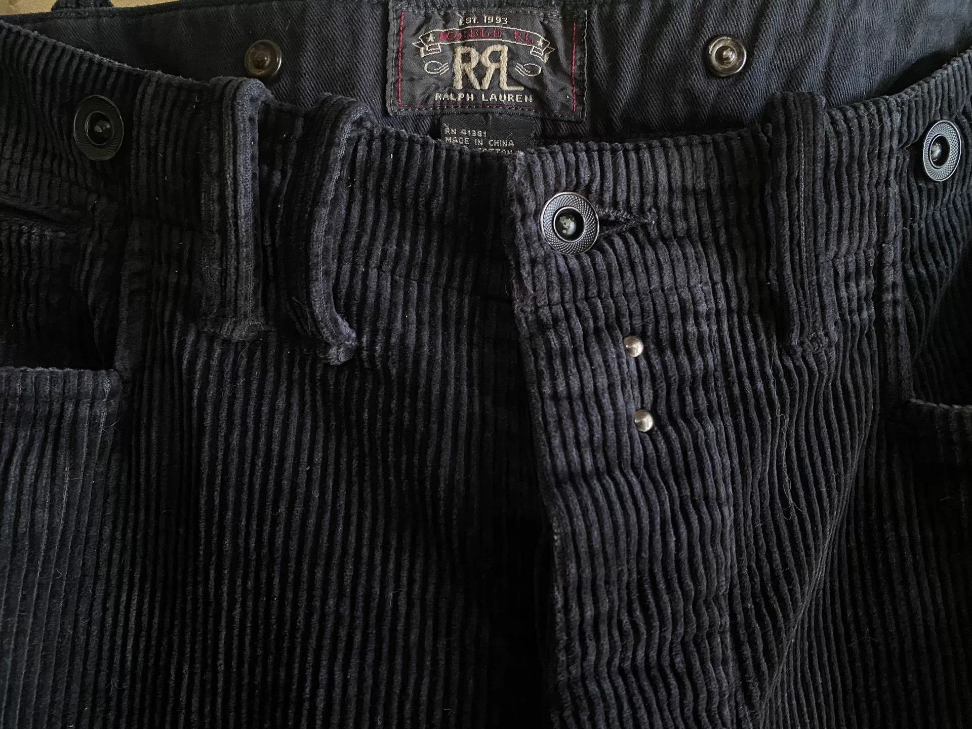RRL Ralph Lauren Vintage Double RL Corduroy Work Pants Size US 36 / EU 52 - 2 Thumbnail