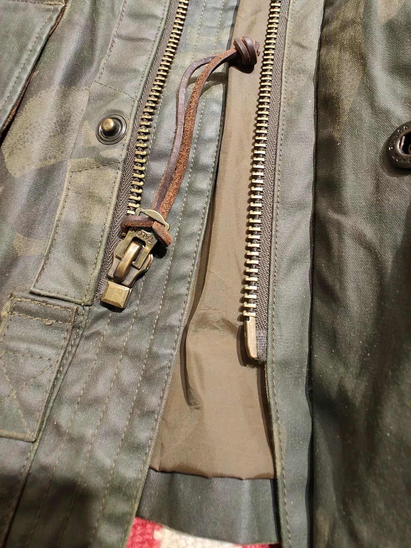 RRL Ralph Lauren Camouflage Waxed Jacket by Ralph Lauren Size US M / EU 48-50 / 2 - 4 Thumbnail