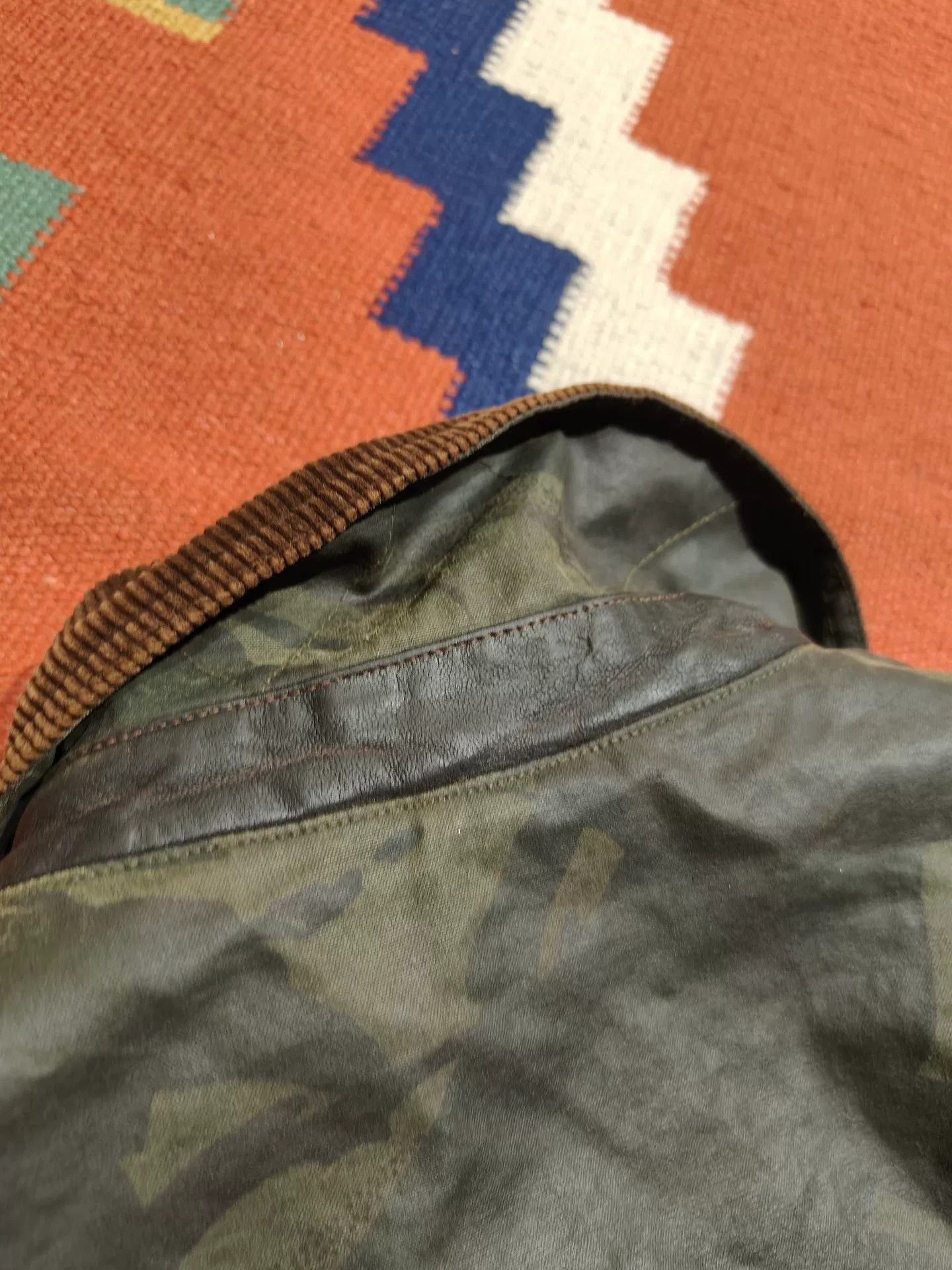 RRL Ralph Lauren Camouflage Waxed Jacket by Ralph Lauren Size US M / EU 48-50 / 2 - 8 Thumbnail
