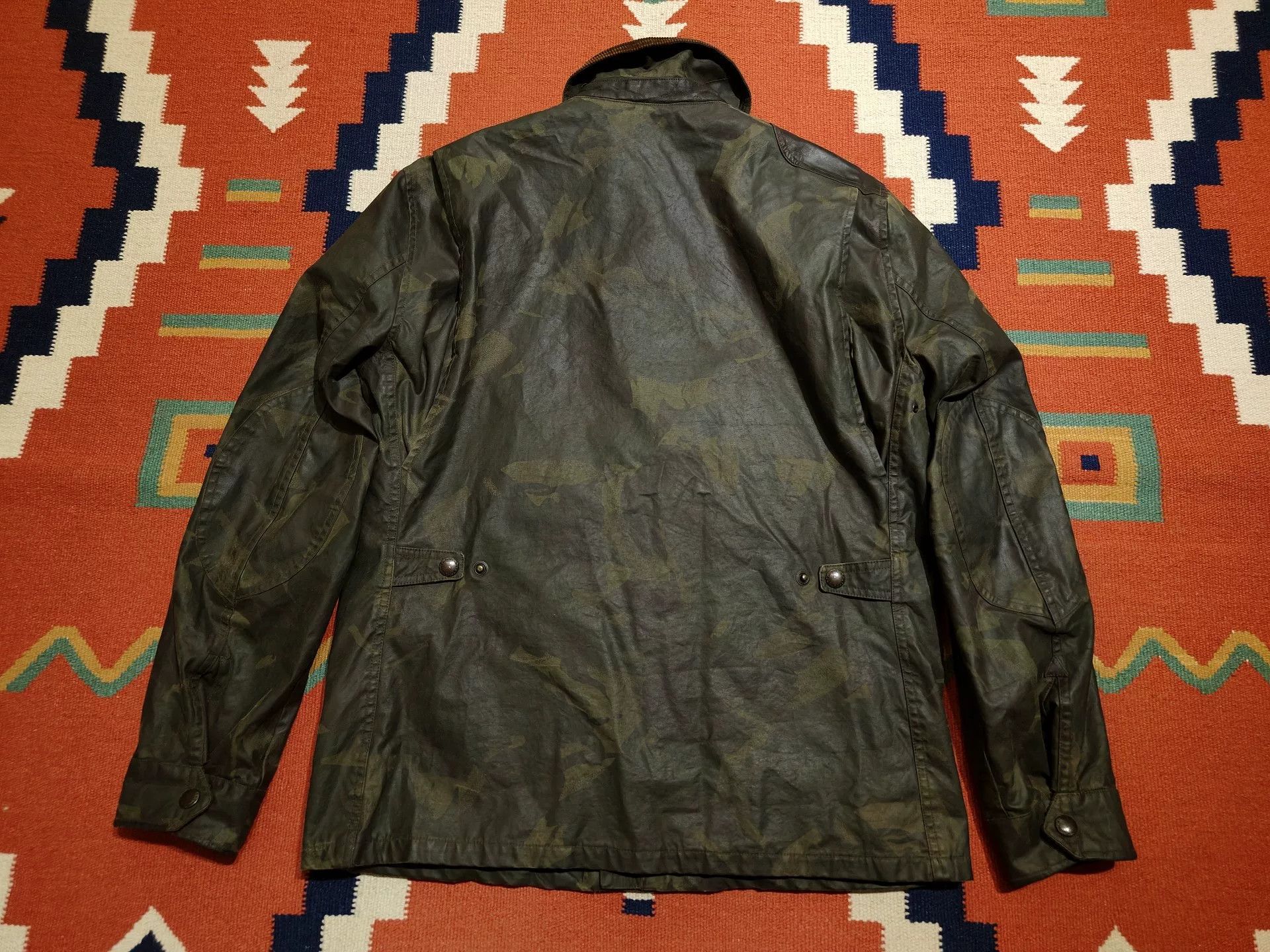RRL Ralph Lauren Camouflage Waxed Jacket by Ralph Lauren Size US M / EU 48-50 / 2 - 3 Thumbnail